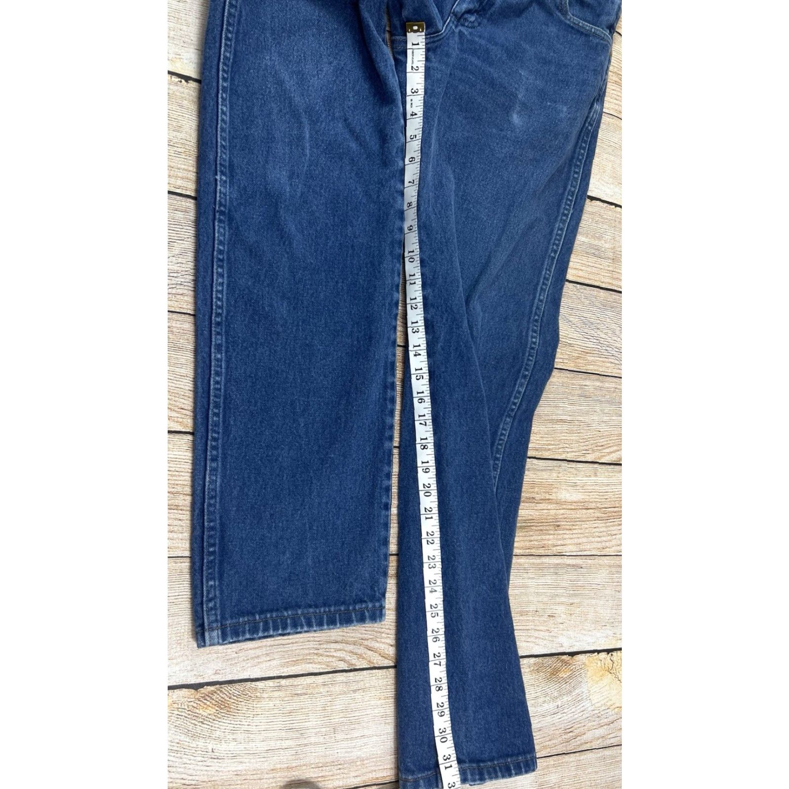 Wrangler Wrangler Cowboy Cut Jeans Mens A203 30x32 Denim Blue Straight Jeans Regular Rise 5-Pocket Denim Blue Wrangler Cowboy Cut Mens Jeans Size US 30 / EU 46 - 5 Thumbnail