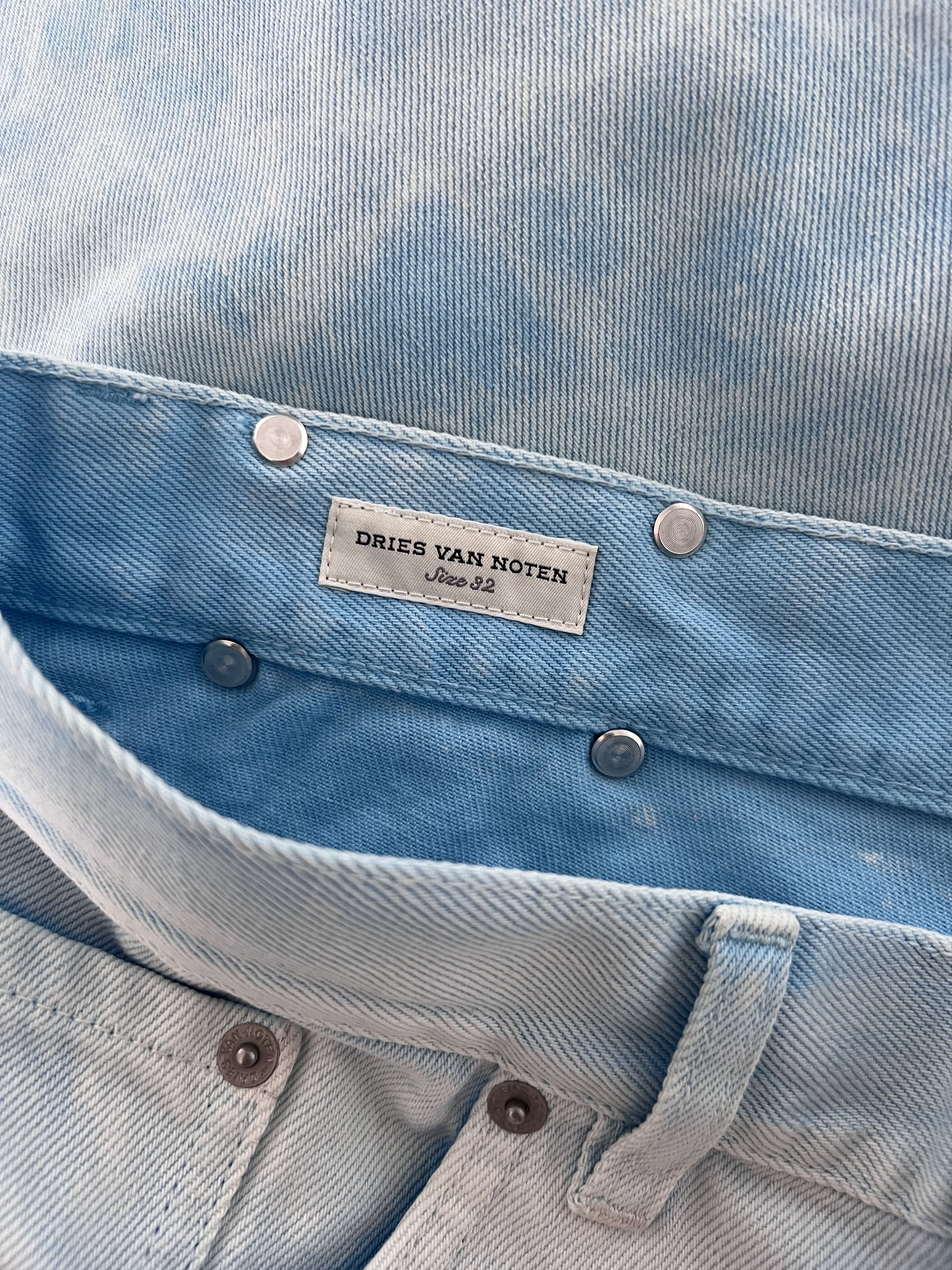 Dries Van Noten Dries Van Noten Marble Jeans in Blue Size US 32 / EU 48 - 7 Thumbnail