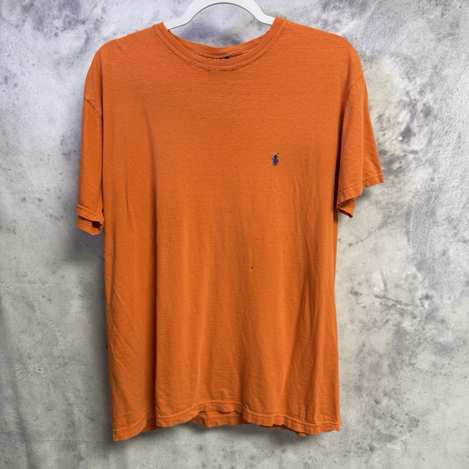 Polo Ralph Lauren Vintage Polo Ralph Lauren T Shirt Mens M 21.5x26.5 Orange Ti Size US M / EU 48-50 / 2 - 1 Thumbnail