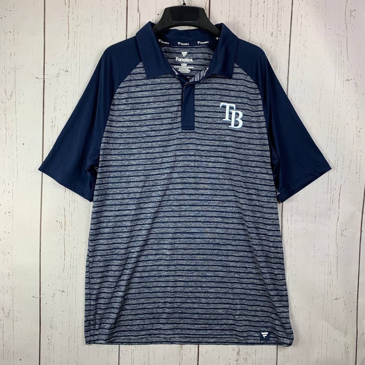 MLB Tampa Bay Rays MLB Large Fanatics Casual Polo Shirt Blue Size US L / EU 52-54 / 3 - 1 Thumbnail