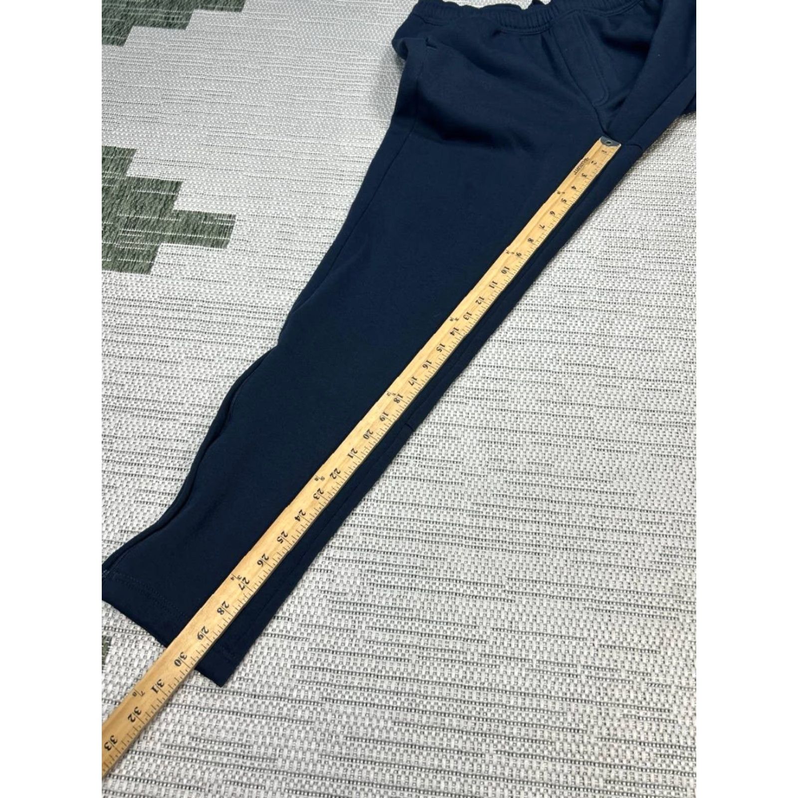 Adidas Adidas Track Pants Mens Medium Blue Mid Rise Drawstring Athleisure Gym Training Pants Blue Adidas Mens M Track Pants Size US 29 - 6 Thumbnail