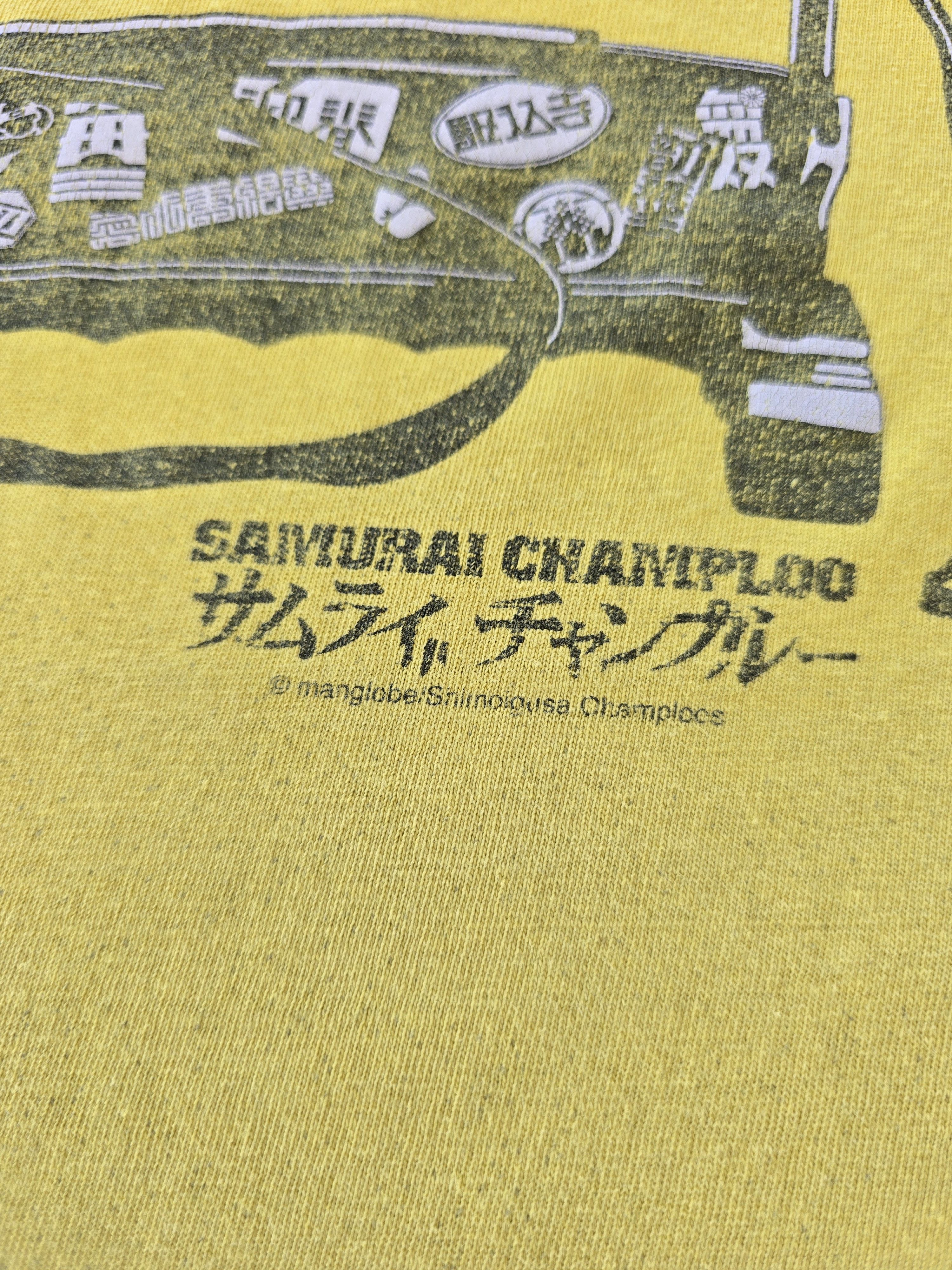 Vintage Vintage Samurai Champloo Mugen Swords Anime T-Shirt Size US XL / EU 56 / 4 - 3 Thumbnail