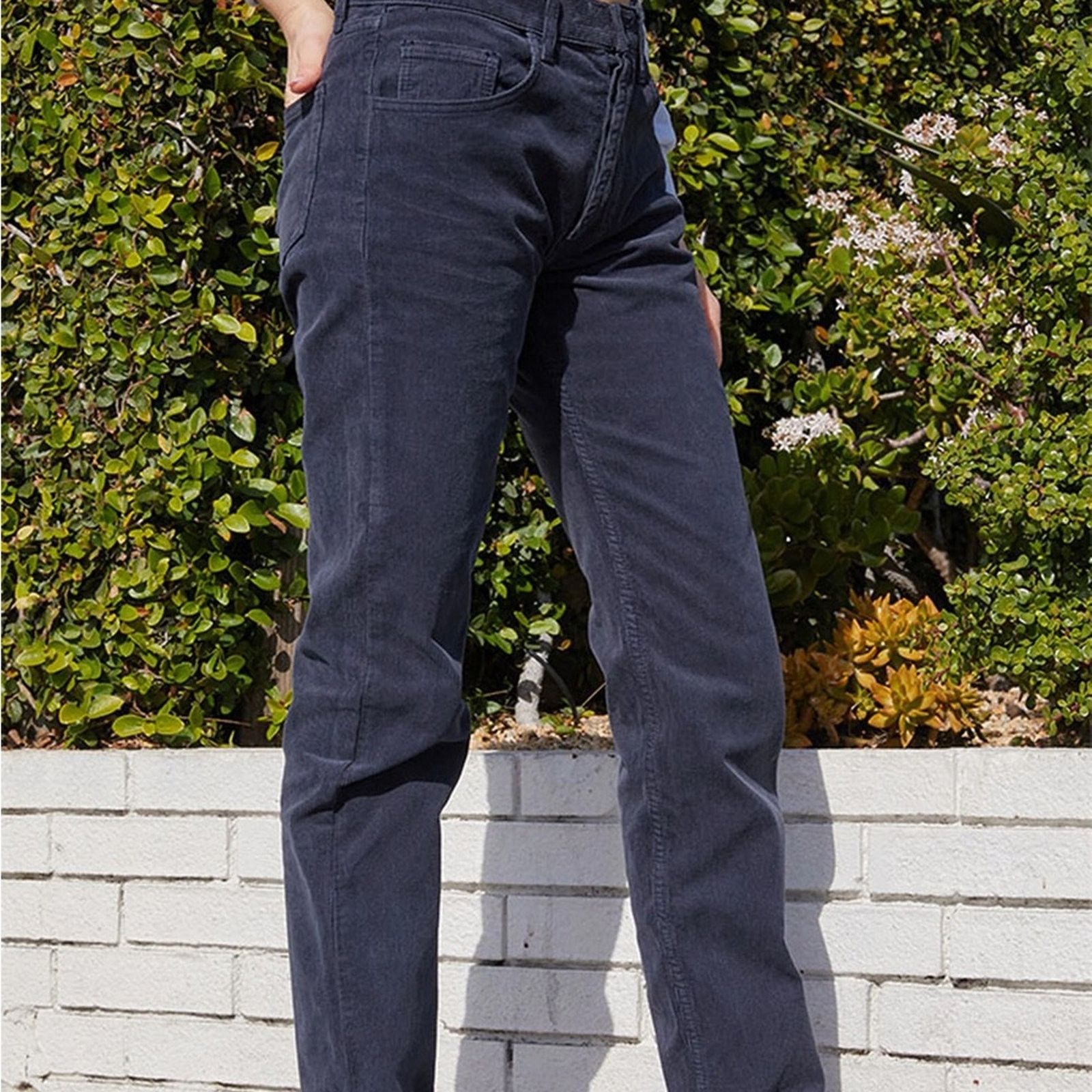 Brandy Melville John Galt x Brandy Melville Corduroy Straight Pants Women S Size 27" / US 4 / IT 40 - 3 Thumbnail