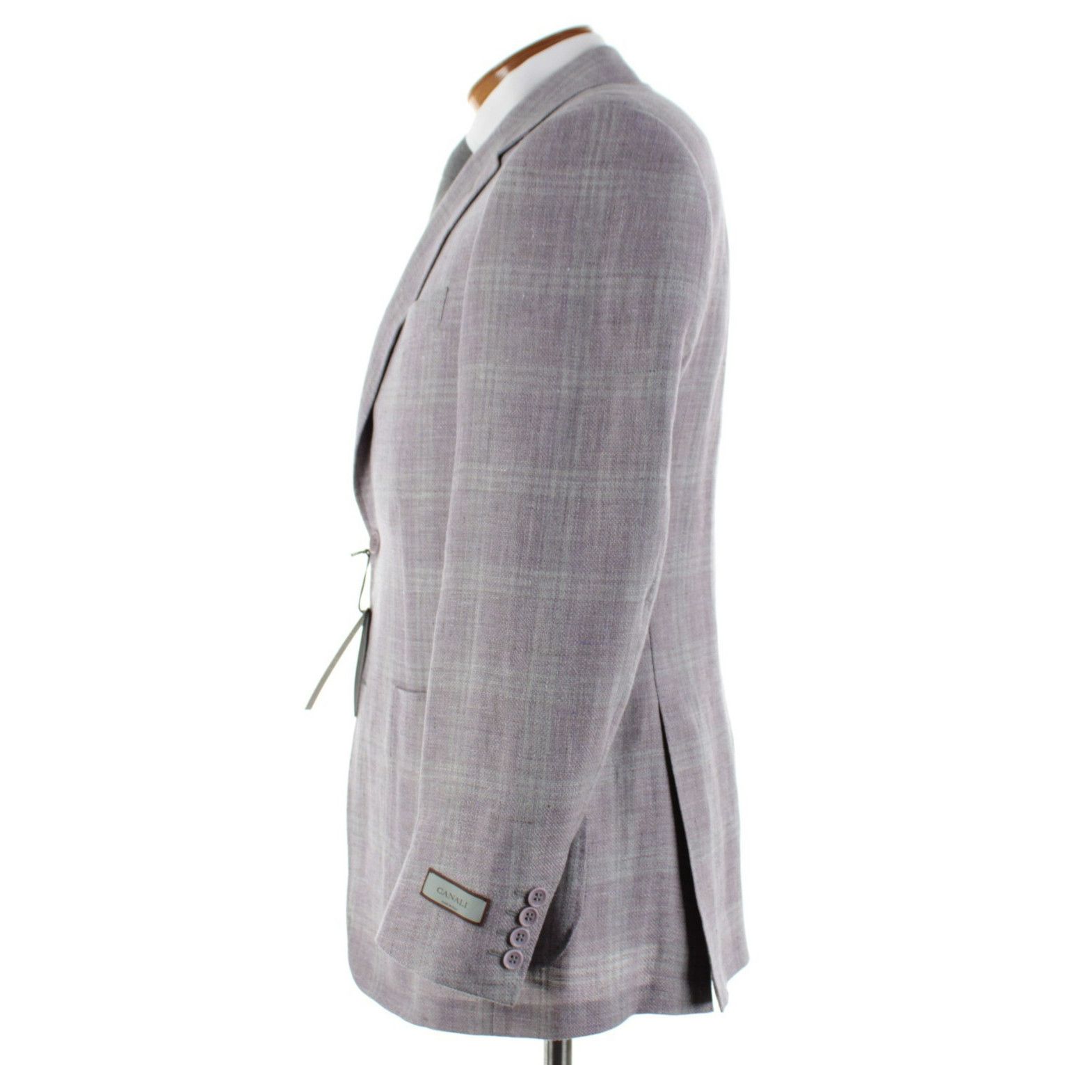 Canali Canali Sport Coat Size 40 Regular US in Purple Size 40R - 4 Thumbnail