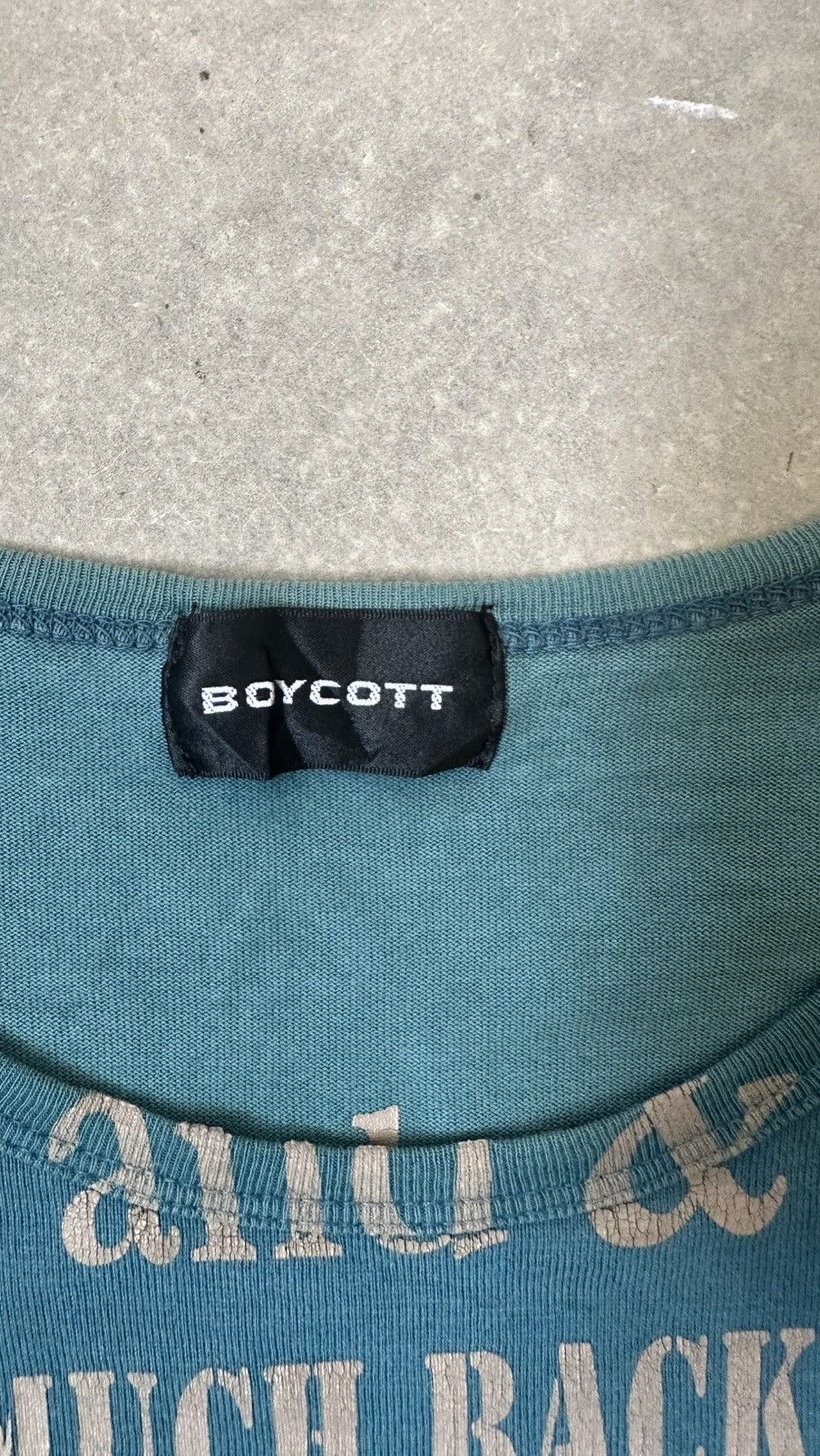 Boycott BOYCOTT HUMOR LONG SLEEVE TEE Size US M / EU 48-50 / 2 - 5 Thumbnail