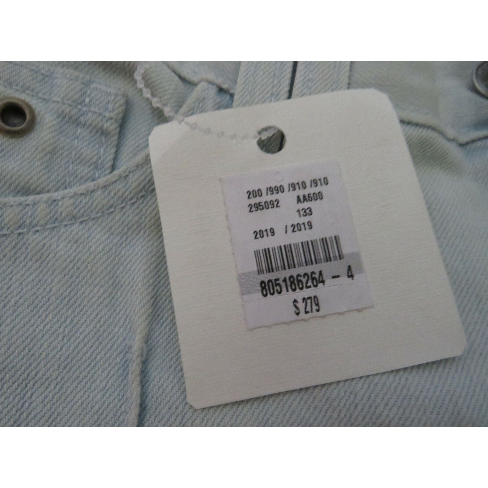 Marc Jacobs MARC JACOBS LIGHT STRAIGHT LEG DENIM COTTON PANTS JEANS 6 Size 28" / US 6 / IT 42 - 12 Thumbnail