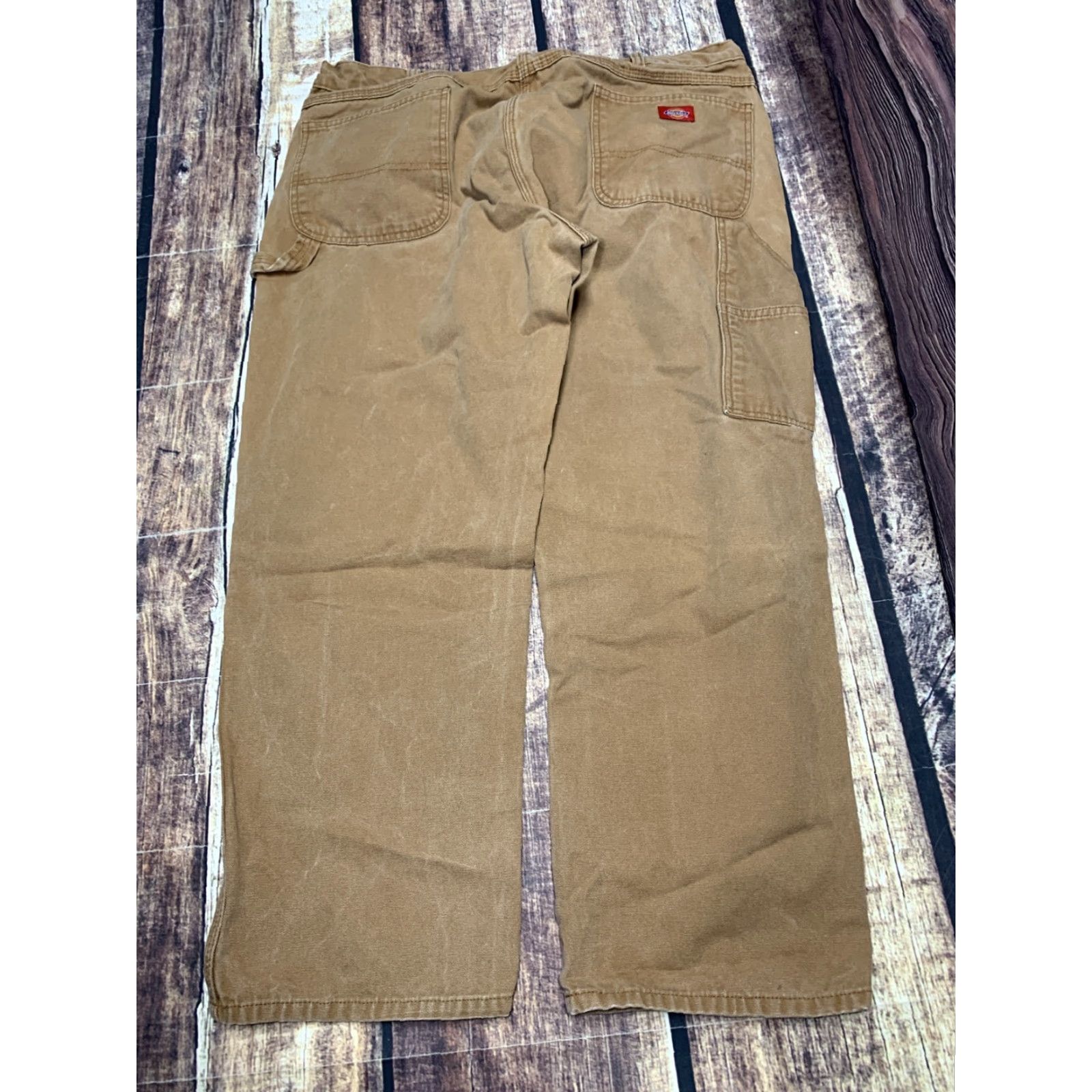 Dickies DICKIES Carpenter Pants Jeans Brown Duck Mens Size 40 x 28.5 Work Construction Pants Shoes? Size US 40 / EU 56 - 4 Thumbnail