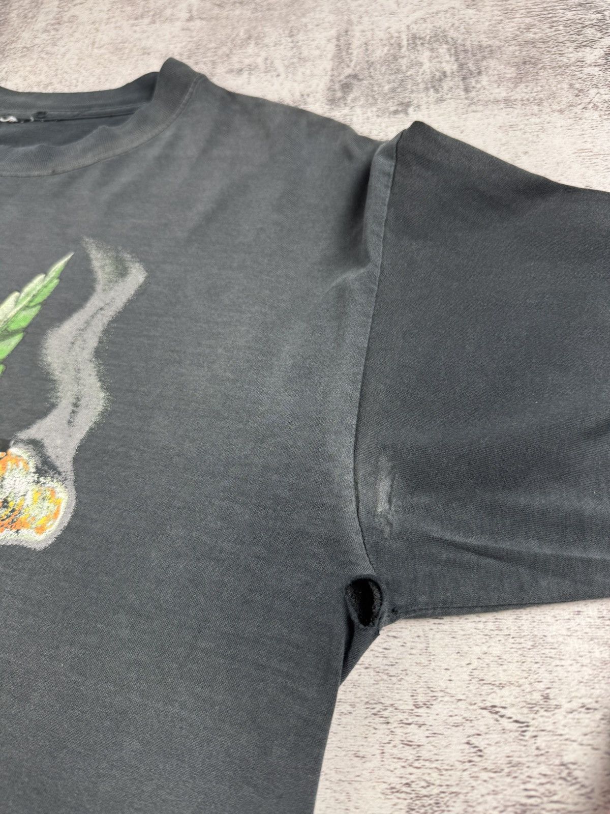 Rap Tees Marijuana Smoke Weed Amsterdam Hip Hop Faded Y2K T Shirt Tee Size US L / EU 52-54 / 3 - 11 Thumbnail