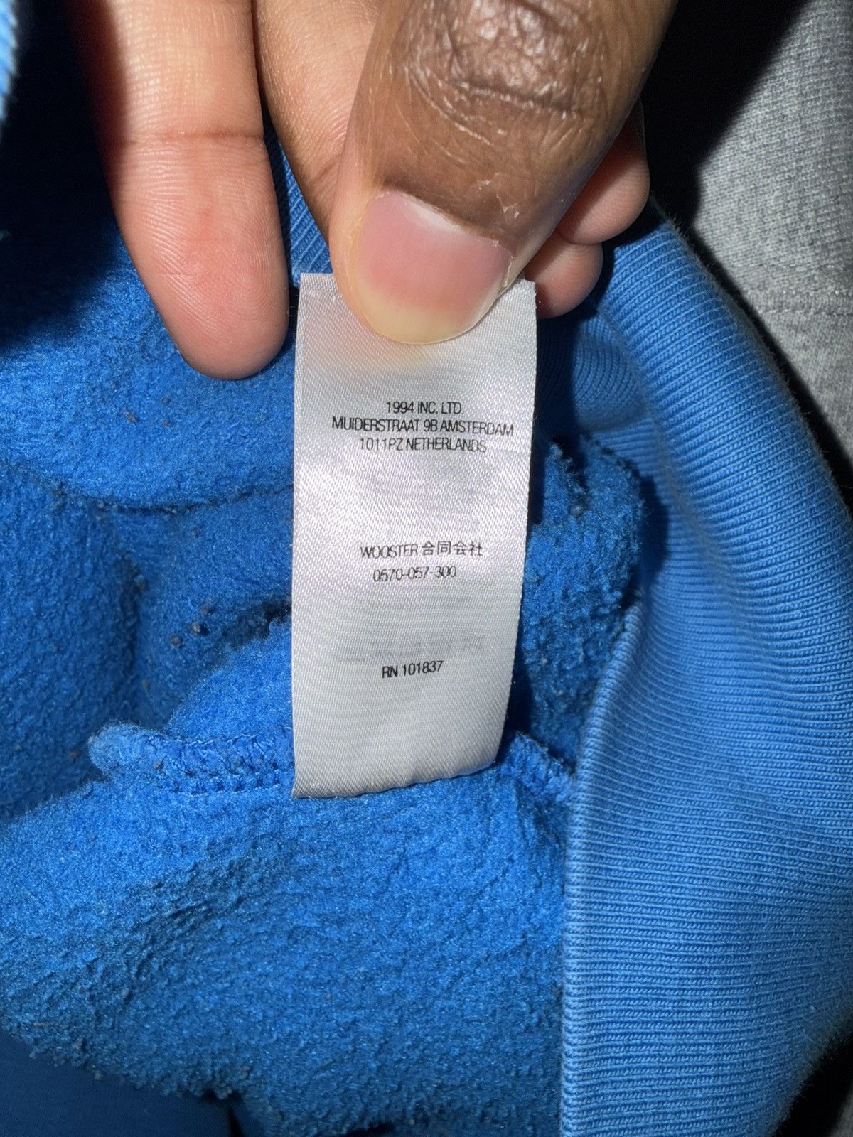 Supreme Supreme Indian Lakshmi Baby Blue Zip-Up Hoodie Size US M / EU 48-50 / 2 - 9 Thumbnail