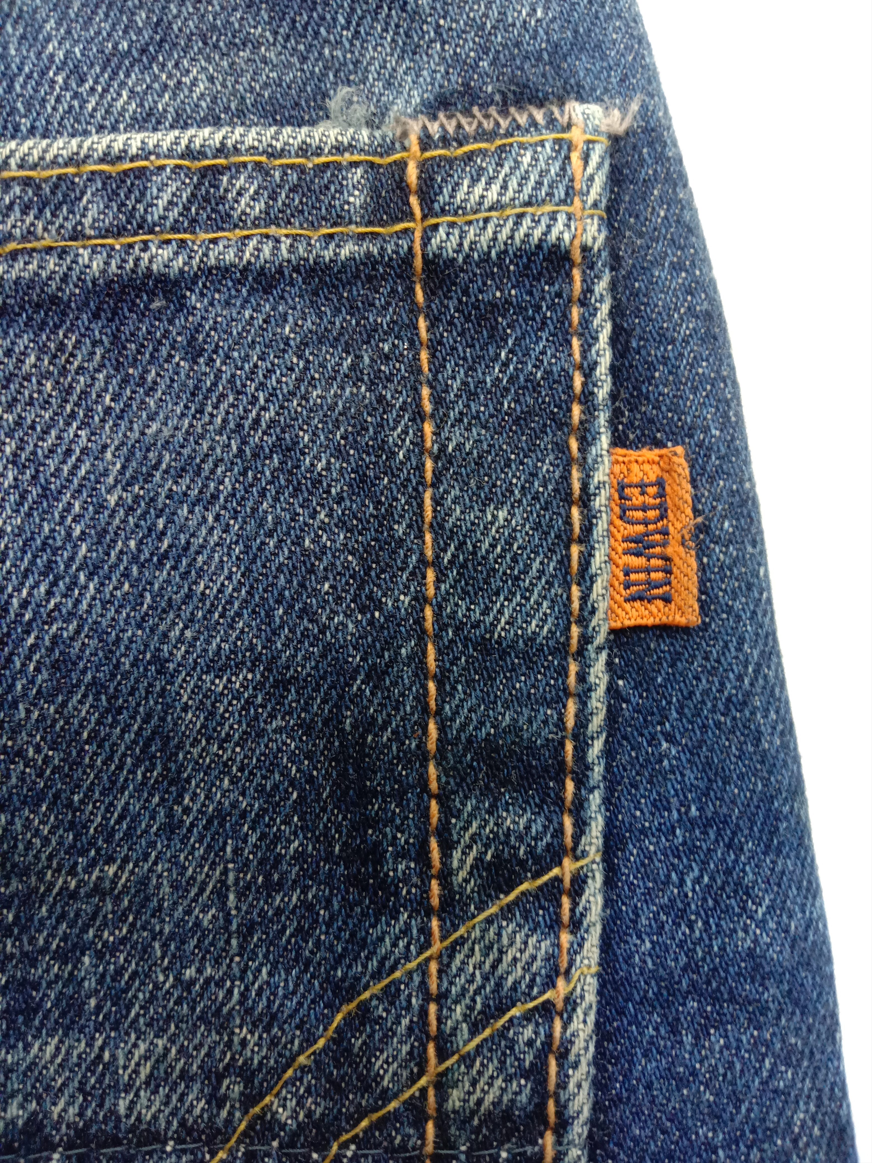 Edwin Vintage Edwin 505x Selvedge Jeans Orange Tab Denim Size US 31 - 11 Thumbnail