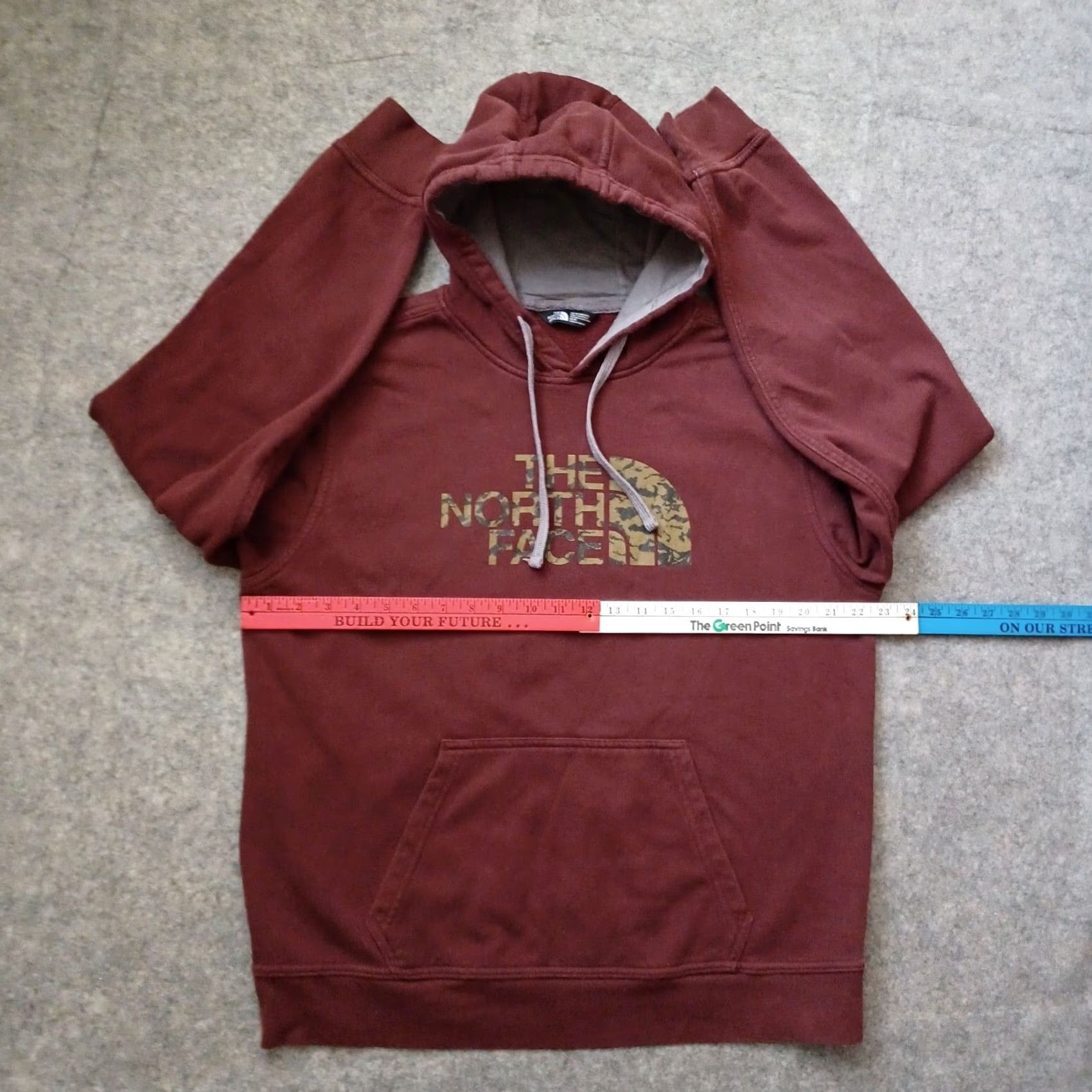 The North Face The North Face Hoodie Mens M Red Maroon Pullover Half Dome Camo Spellout Logo Size US M / EU 48-50 / 2 - 4 Thumbnail