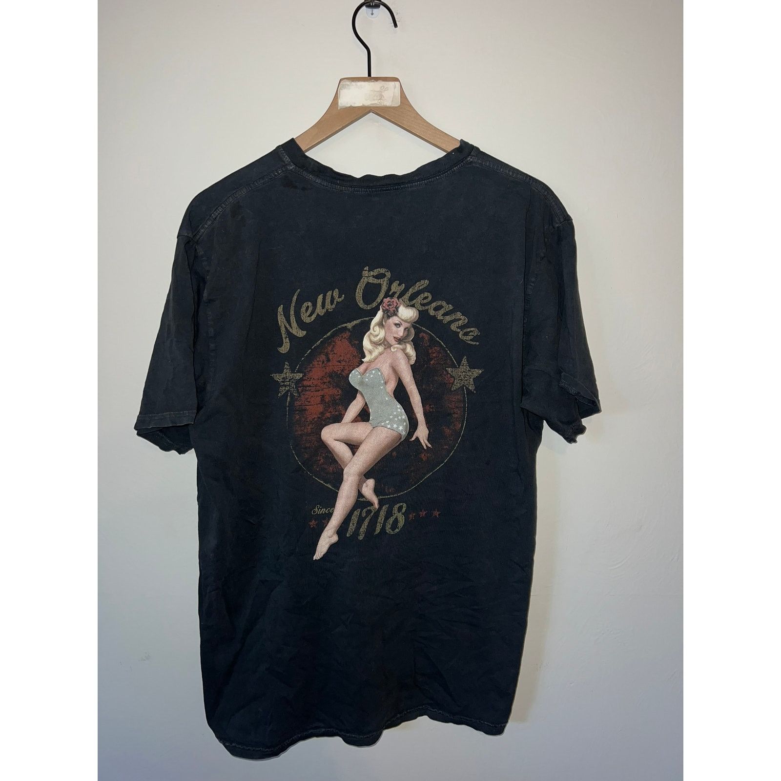 Vintage Y2K The Duck New Orleans Babe Gray Graphic Shirt Tee 2000s L Size US L / EU 52-54 / 3 - 1 Thumbnail