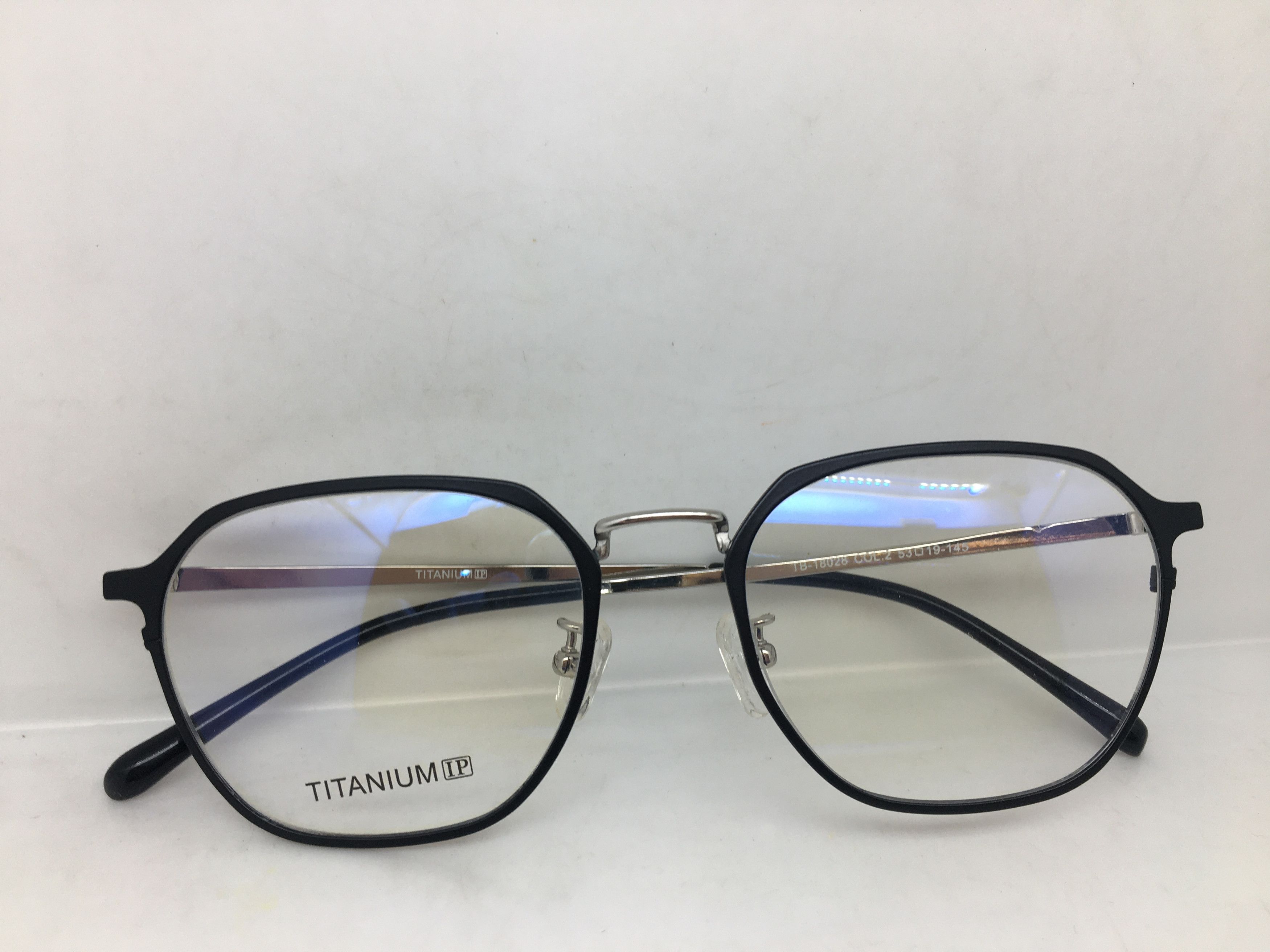 Other Black Silver Titanium Eyeglasses Frame Size ONE SIZE - 6 Thumbnail