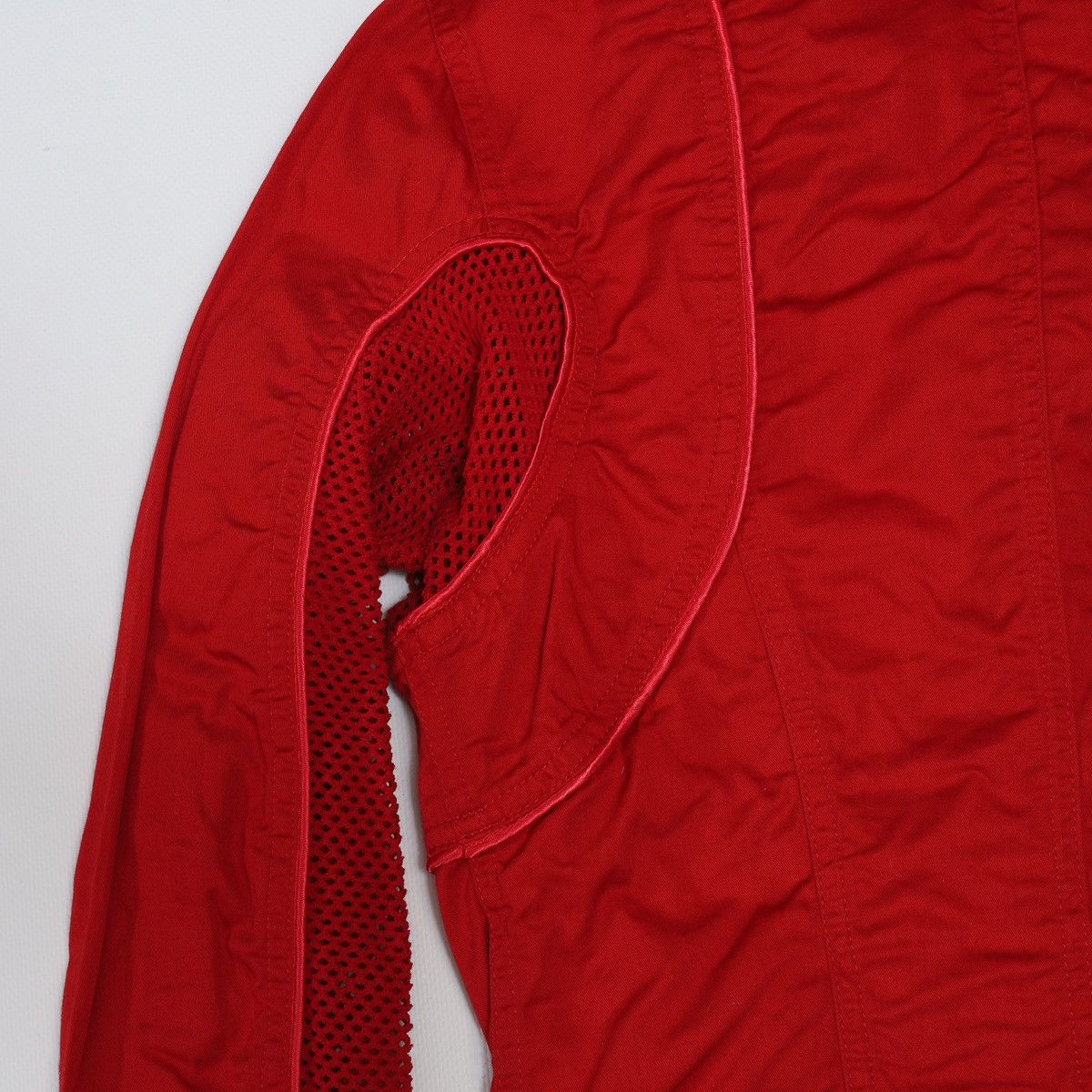 plein sud Plein Sud Jeans Vintage Red Sport Jacket Fishnet Size S / US 4 / IT 40 - 17 Thumbnail