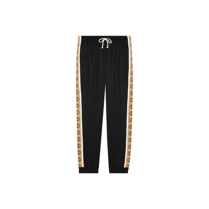 Gucci Gucci Gucci 1921 Series Logo Print Knit Pants -2506 Size US 27 - 1 Thumbnail