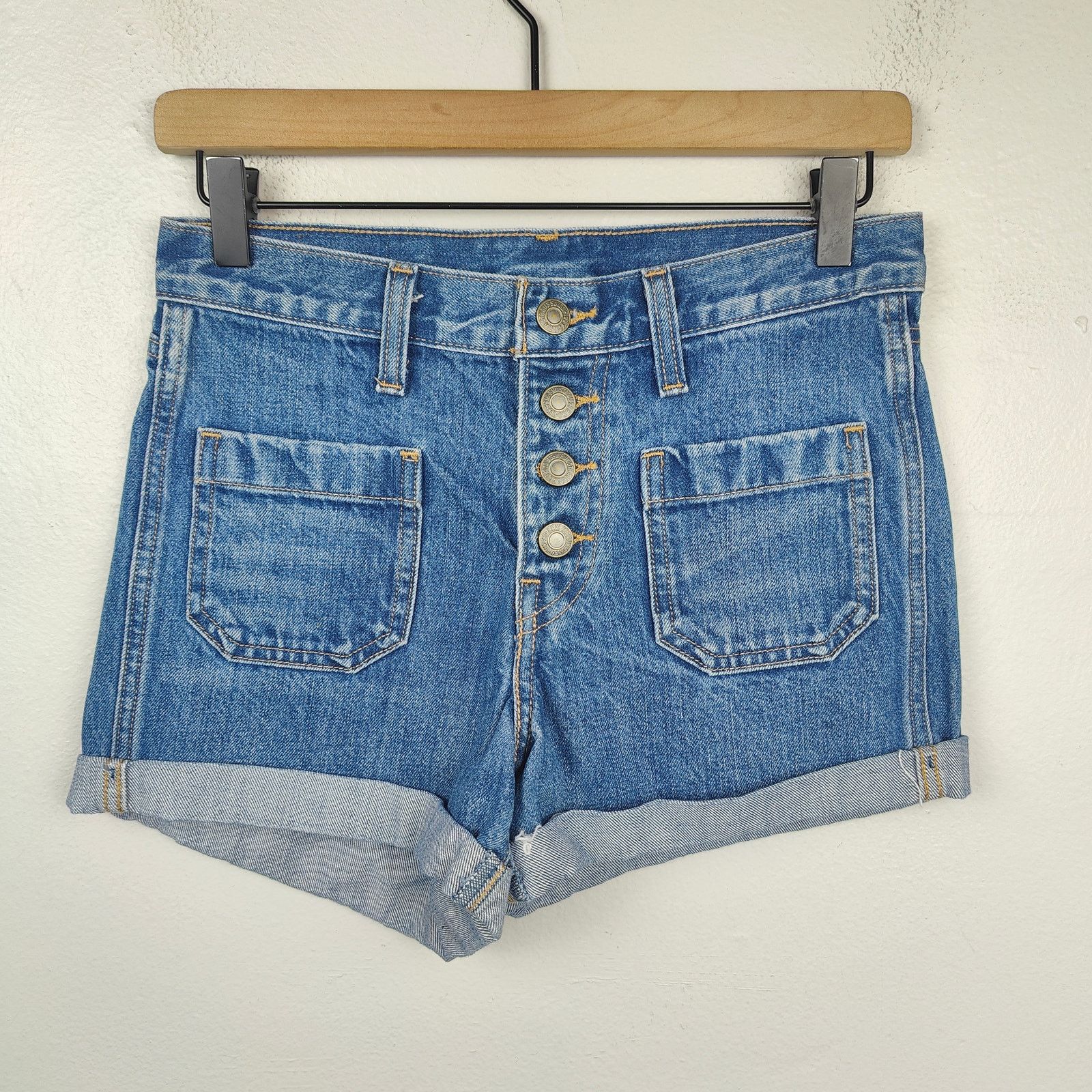 Levi's Levi's Orange Tab High Waisted Shorts Womens 26 Medium Size 26" / US 2 / IT 38 - 1 Thumbnail