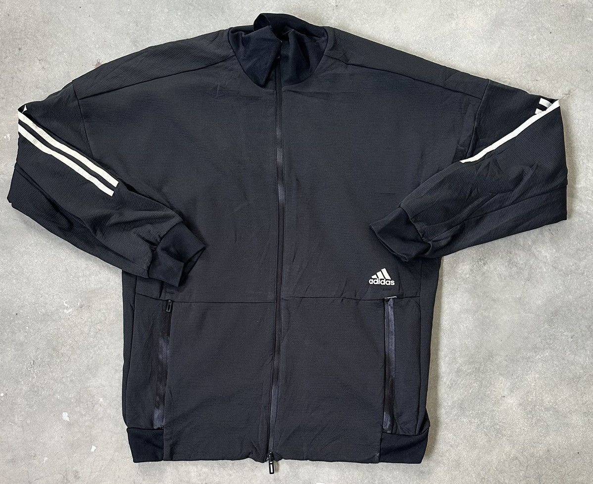 Adidas ADIDAS MIDZIPPER SWEATER Size US XL / EU 56 / 4 - 1 Thumbnail