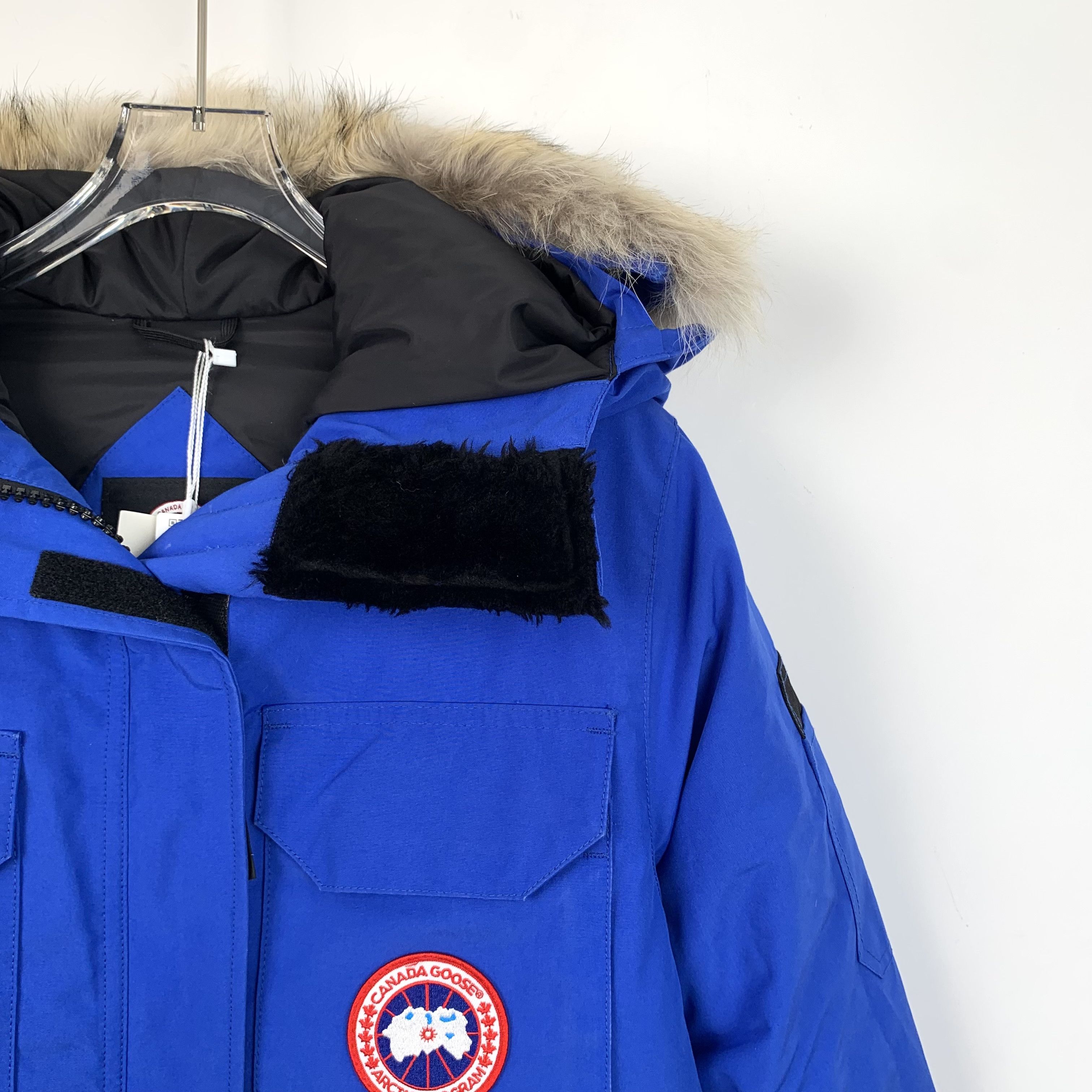 Canada Goose Canada Goose Expedition Fur Hooded Down Jacket Blue (S) Size US S / EU 44-46 / 1 - 3 Thumbnail