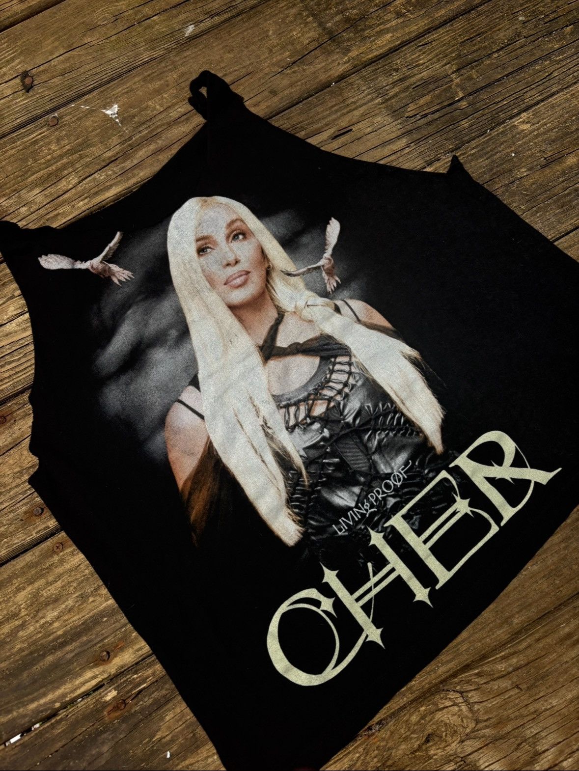 Band Tees Cher 2002 Living Proof Farewell Tour Tee (tank) Size M / US 6-8 / IT 42-44 - 1 Thumbnail