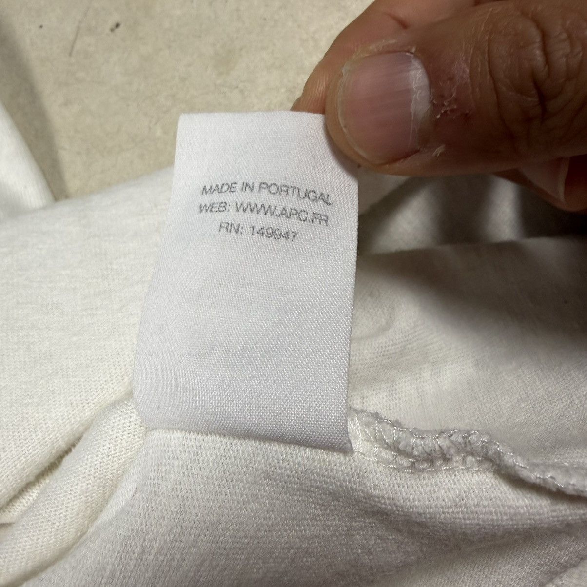 A.P.C. APC Script Logo T-Shirt Size US S / EU 44-46 / 1 - 7 Thumbnail
