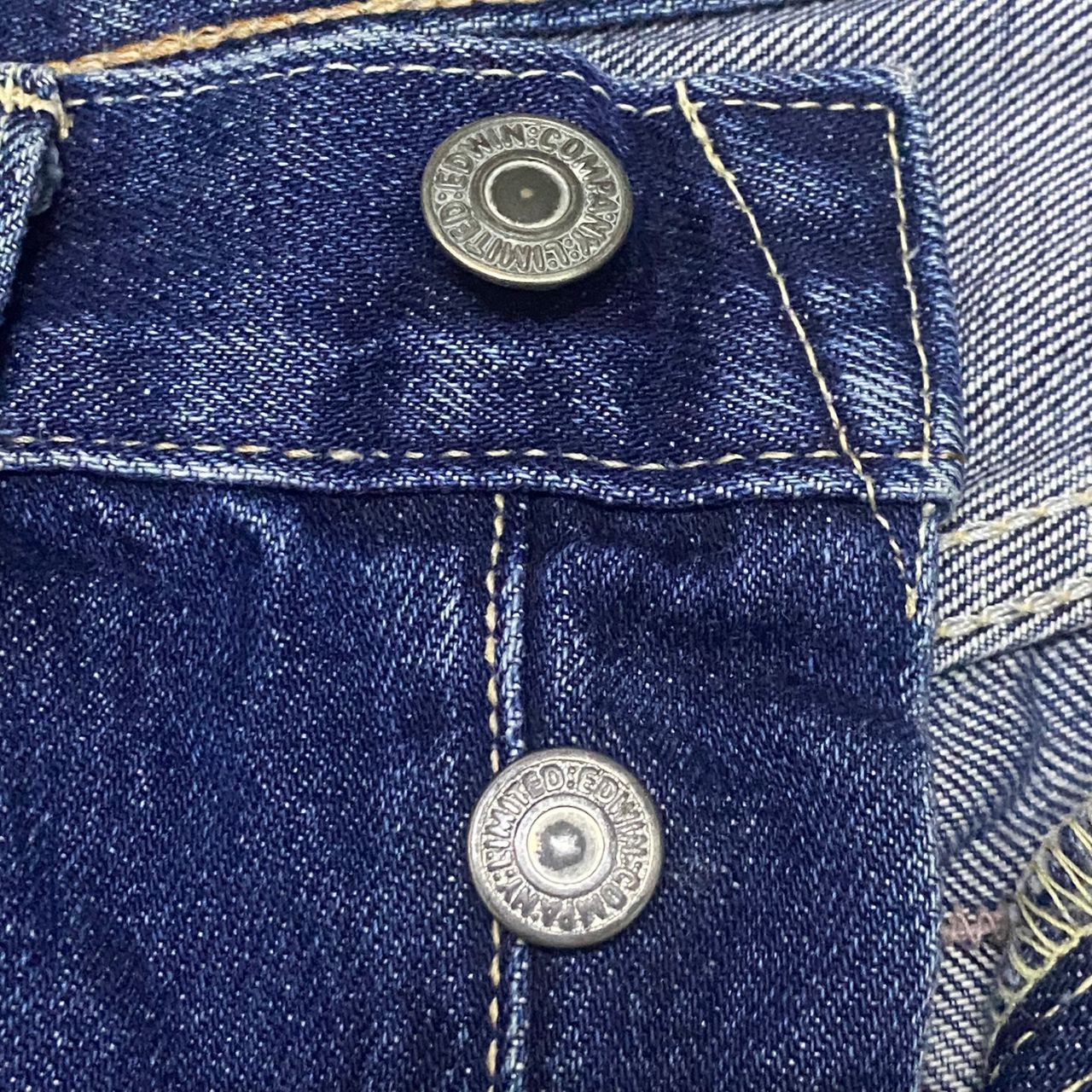 Edwin 💥Vintage Edwin Selvedge Redline Distressed Denim Size US 32 / EU 48 - 19 Thumbnail