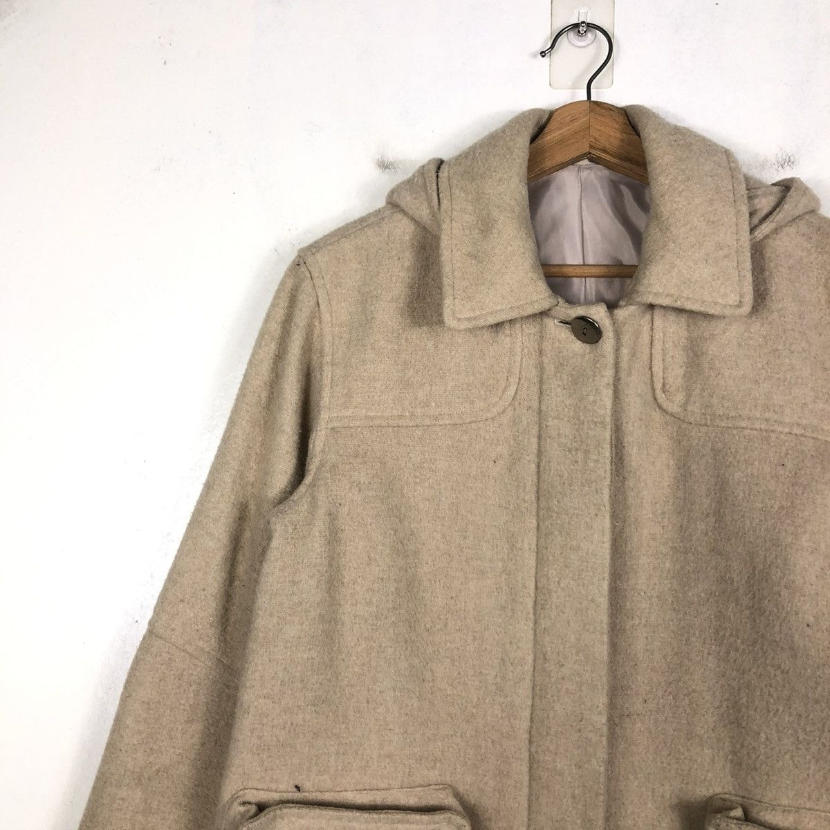 Japanese Brand × Vintage 📌PILE OF TRASH WOOL BIKER JACKET 3D POCKET Size US M / EU 48-50 / 2 - 9 Thumbnail