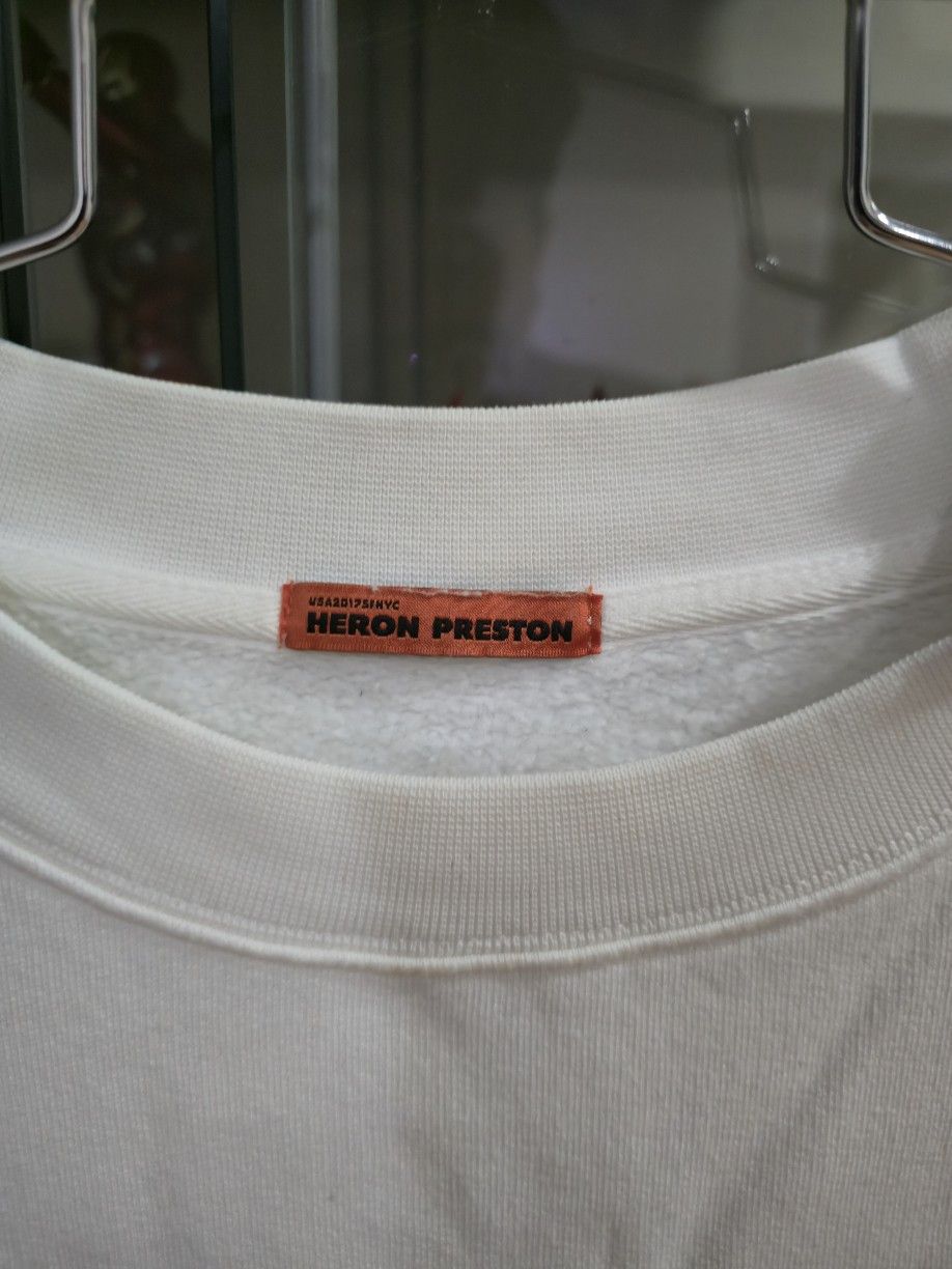 Heron Preston Heron Preston White Facts T-Shirt Size US M / EU 48-50 / 2 - 2 Thumbnail