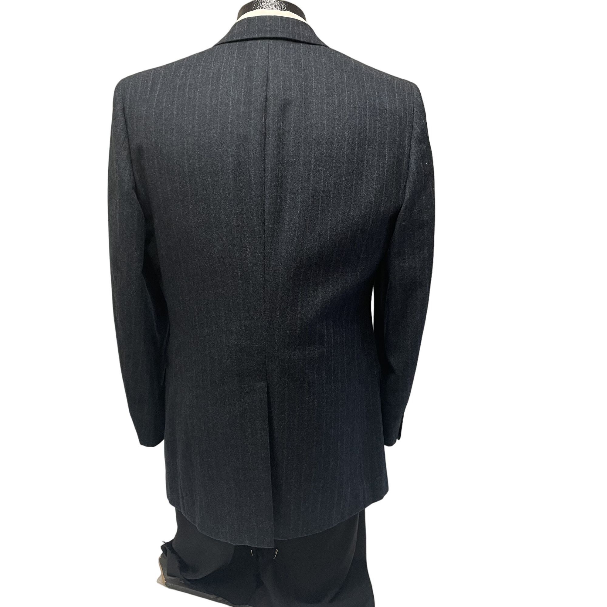 Other Vtg Stuart Edward Charcoal Black Sport Coat MOD Jacket Size 40L - 3 Thumbnail