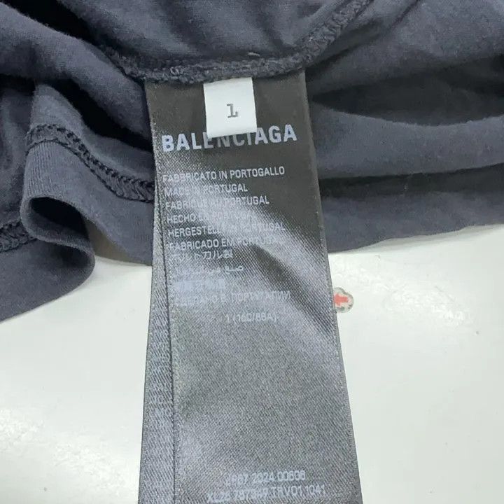 Balenciaga Balenciaga Balenciaga Logo Print Short Sleeve Tshirt -2507 Size US M / EU 48-50 / 2 - 6 Thumbnail