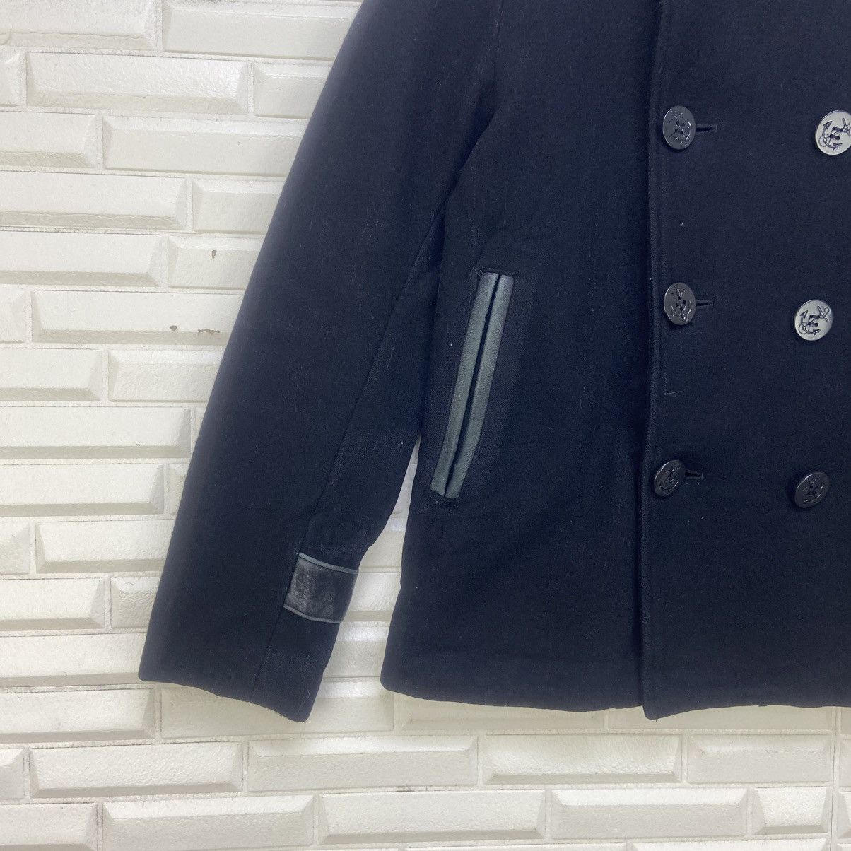 FDMTL Scanner Fundamental FDMTL Street Fashion Leather Wool Coat Size US XS / EU 42 / 0 - 5 Thumbnail