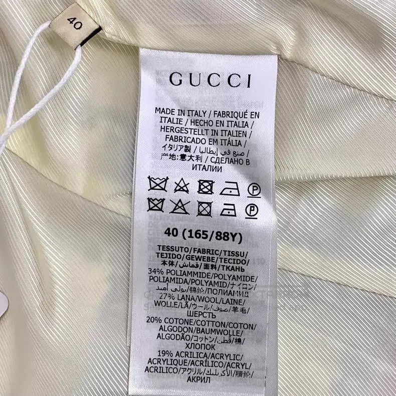 Gucci Gucci Colour-matched plaid single-breasted short-sleeved w Size S / US 4 / IT 40 - 6 Thumbnail