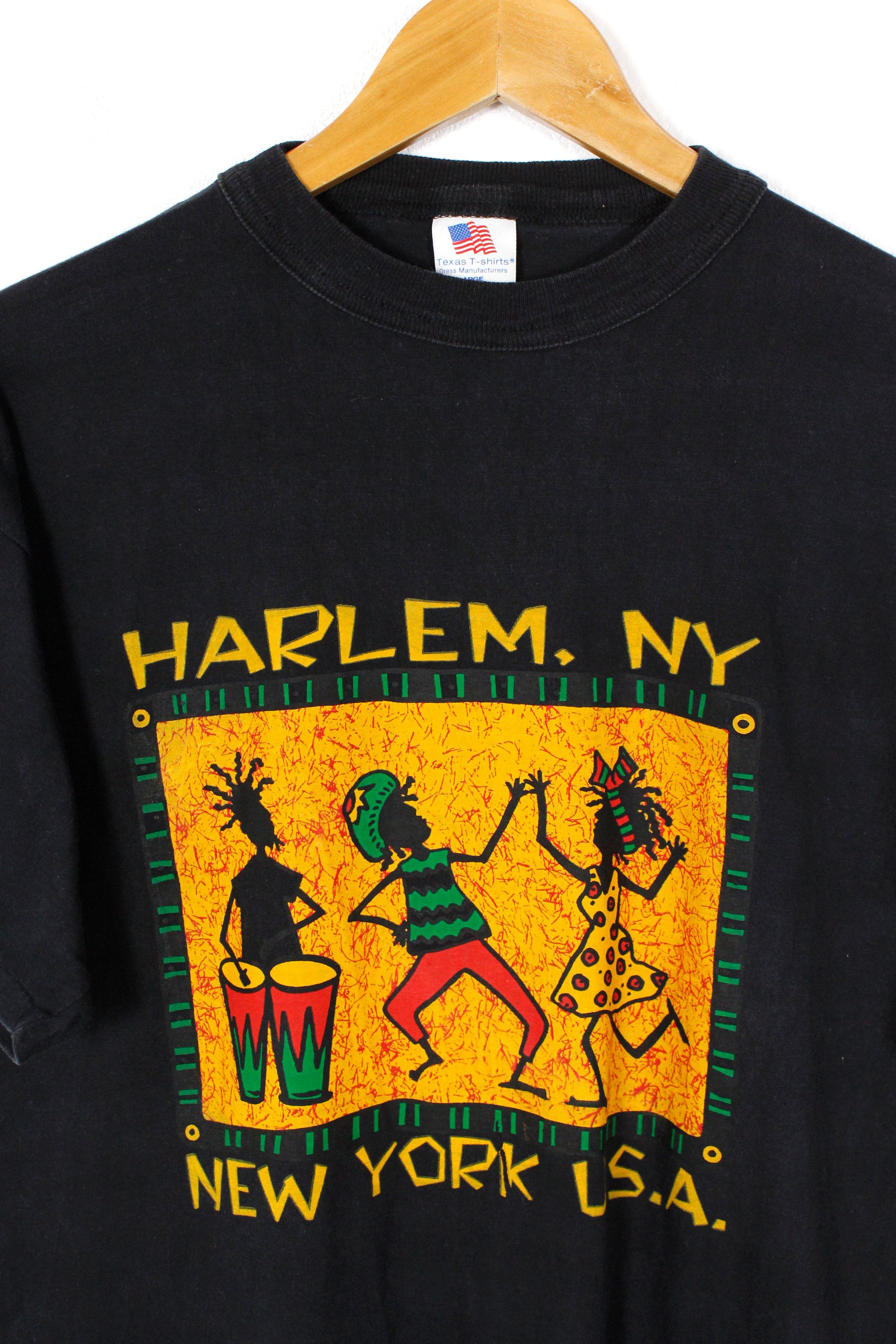 Vintage 🇯🇲Vintage 90s Harlem New York Harlem Jamaican Tee USA 90s Size US L / EU 52-54 / 3 - 2 Thumbnail