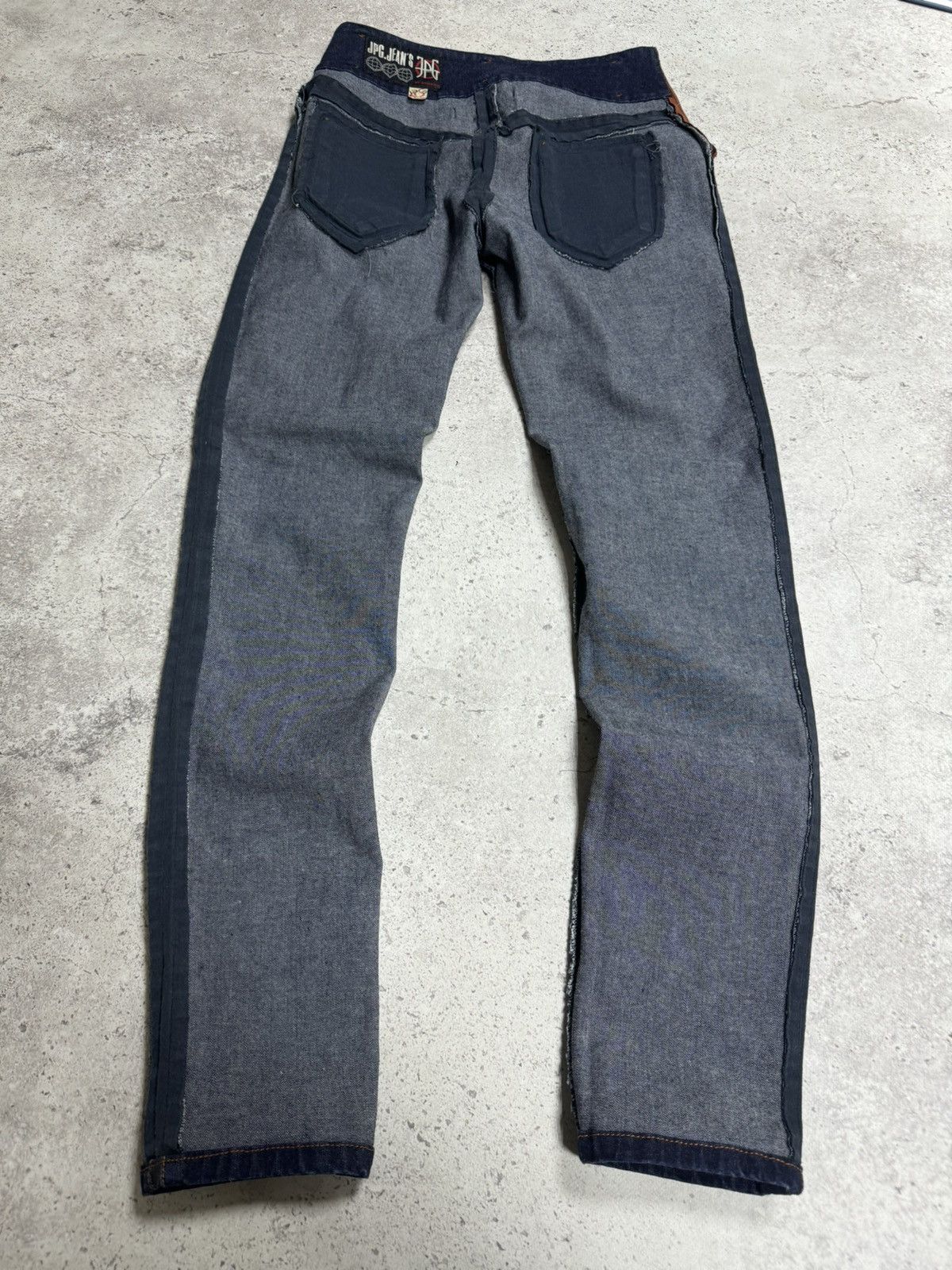 Jean Paul Gaultier × Vintage Jean Paul Gaultier Archive Vintage Leather/Denim Jeans Size 28" / US 6 / IT 42 - 3 Thumbnail