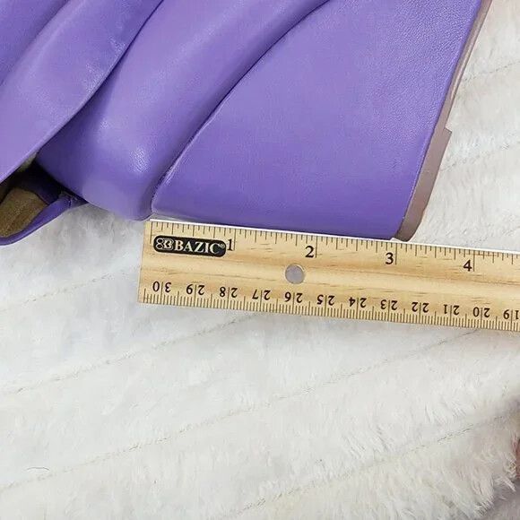 Other Fold Over Skirted Knee Boots 3" Wedge Heel Pull On Half Zipp Size US 7.5 / IT 37.5 - 6 Thumbnail