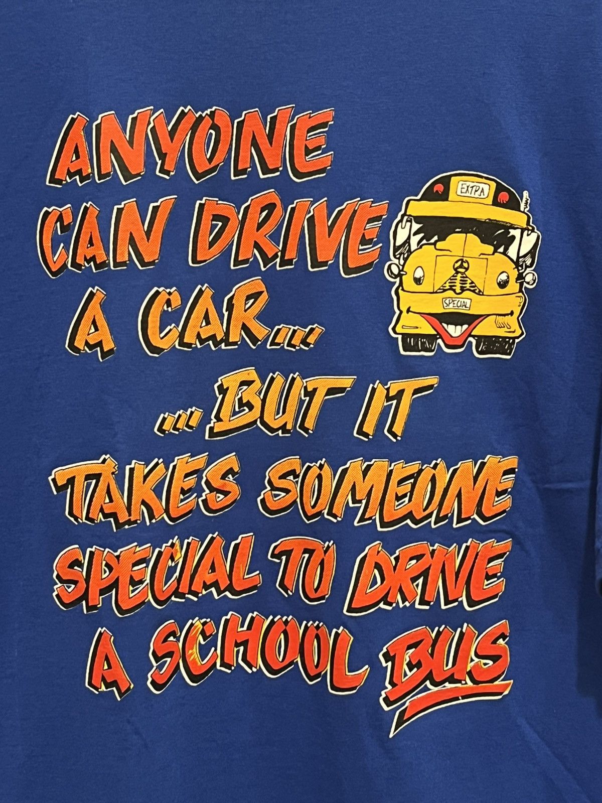 Fruit Of The Loom × Vintage Vintage Y2K Bus Driver Novelty T Shirt Size US XXL / EU 58 / 5 - 2 Thumbnail