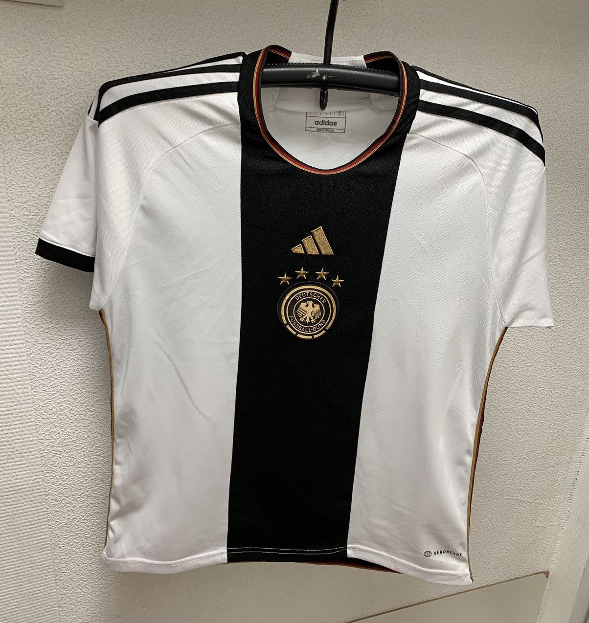 Germany adidas soccer jersey L fifa World Cup Deutchland