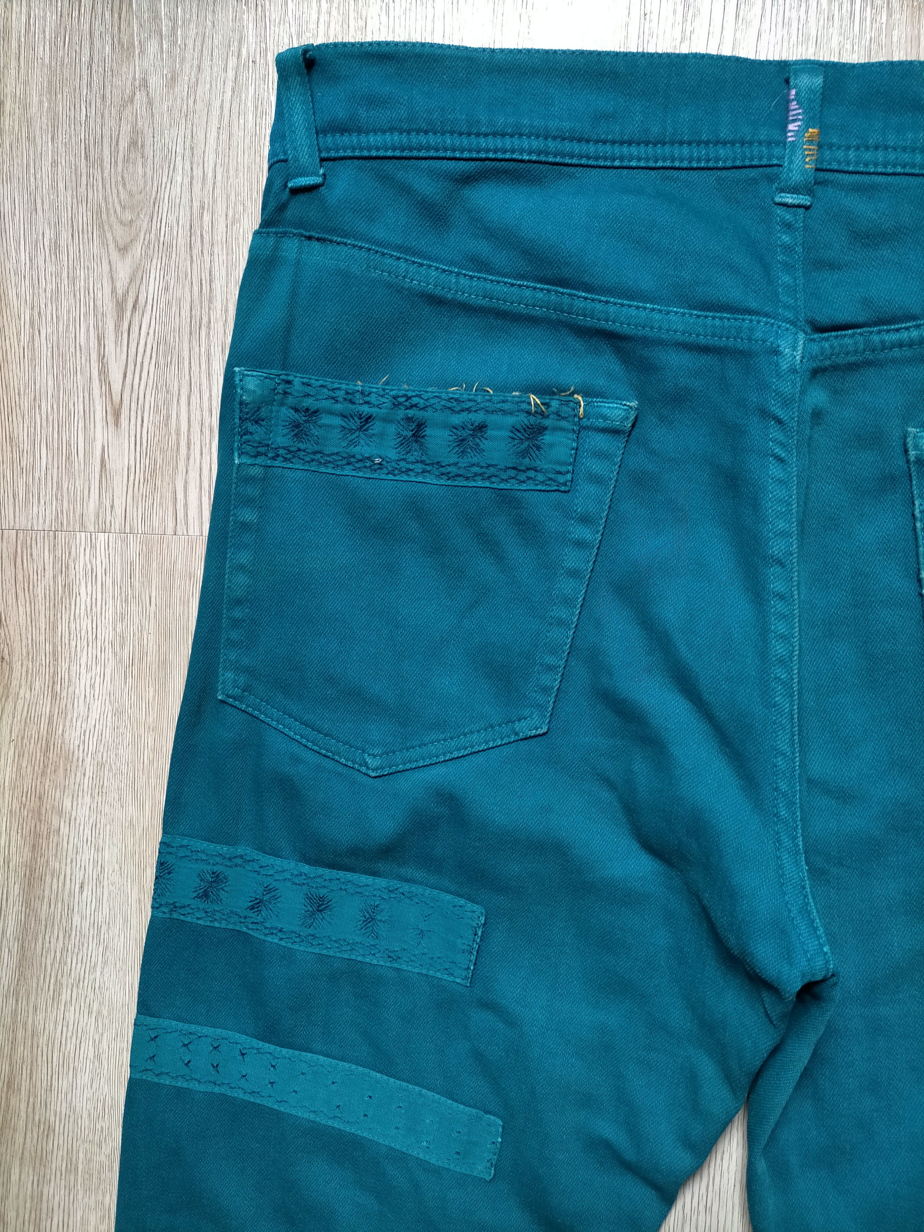 Issey Miyake × Tsumori Chisato × mercibeaucoup Tsumori Chisato Issey Miyake Patchwork Denim Pants Size US 31 - 10 Thumbnail