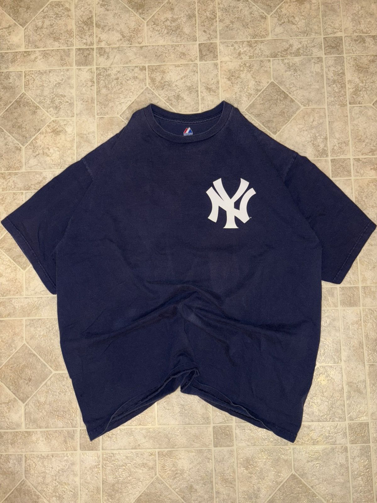 Other Navy New York Yankees Teixeira tee Size US XXL / EU 58 / 5 - 1 Thumbnail