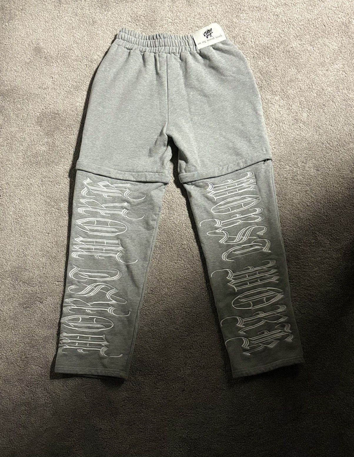 Other UK World Wide Worst Work Grey Sweatpants Size Medium Size US 30 / EU 46 - 2 Thumbnail
