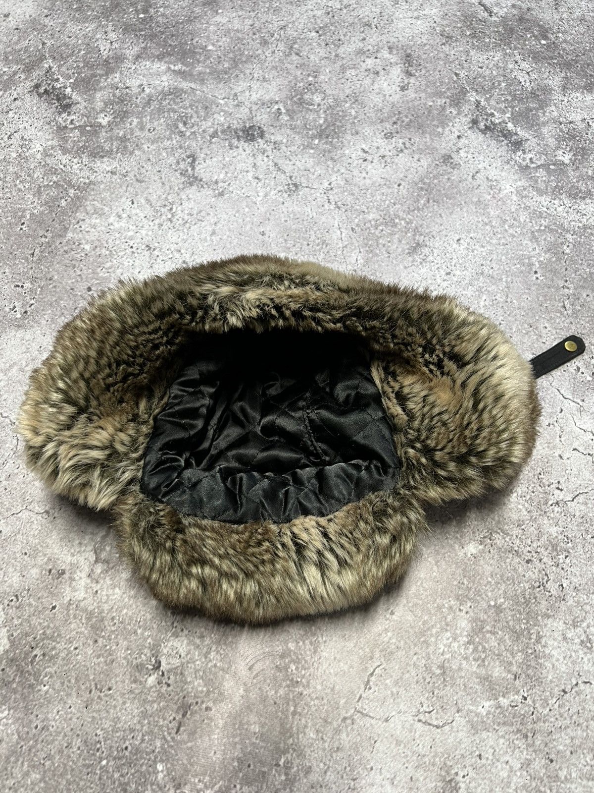 Japanese Brand Vintage Y2K Fuzzy Fur Ushanka Hat Size ONE SIZE - 5 Thumbnail