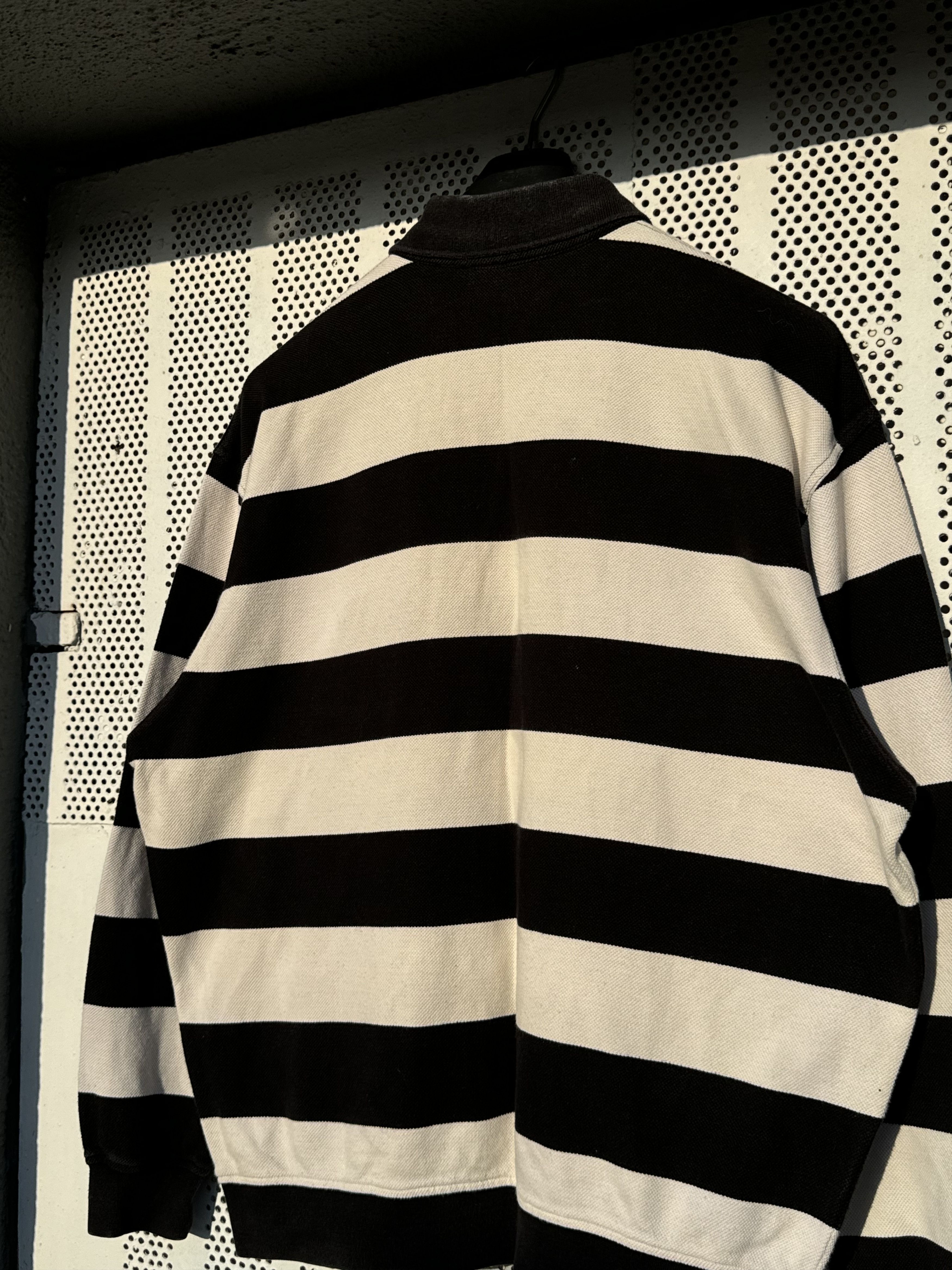 Hugo Boss Vintage Hugo Boss Golf Big Logo Longsleeve Rugby Polo Size US XL / EU 56 / 4 - 9 Thumbnail