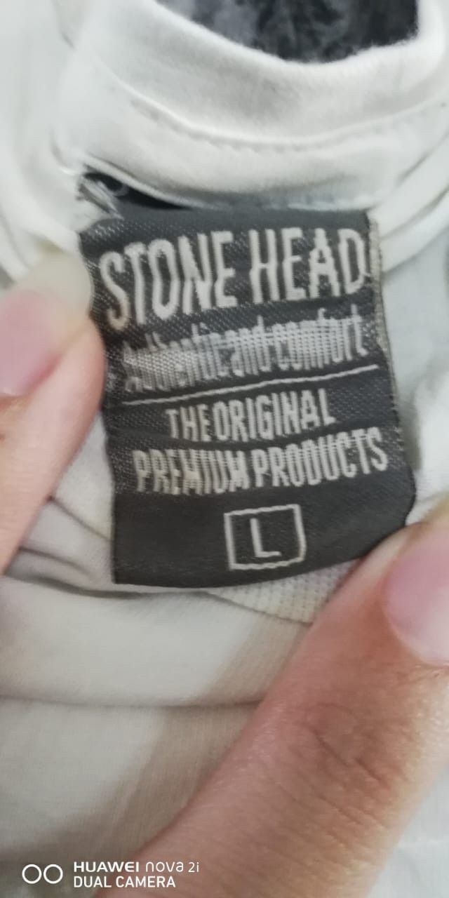 Vintage e29 RARE STONE HEAD authentic and comfort aloha WHITE Size US L / EU 52-54 / 3 - 7 Thumbnail