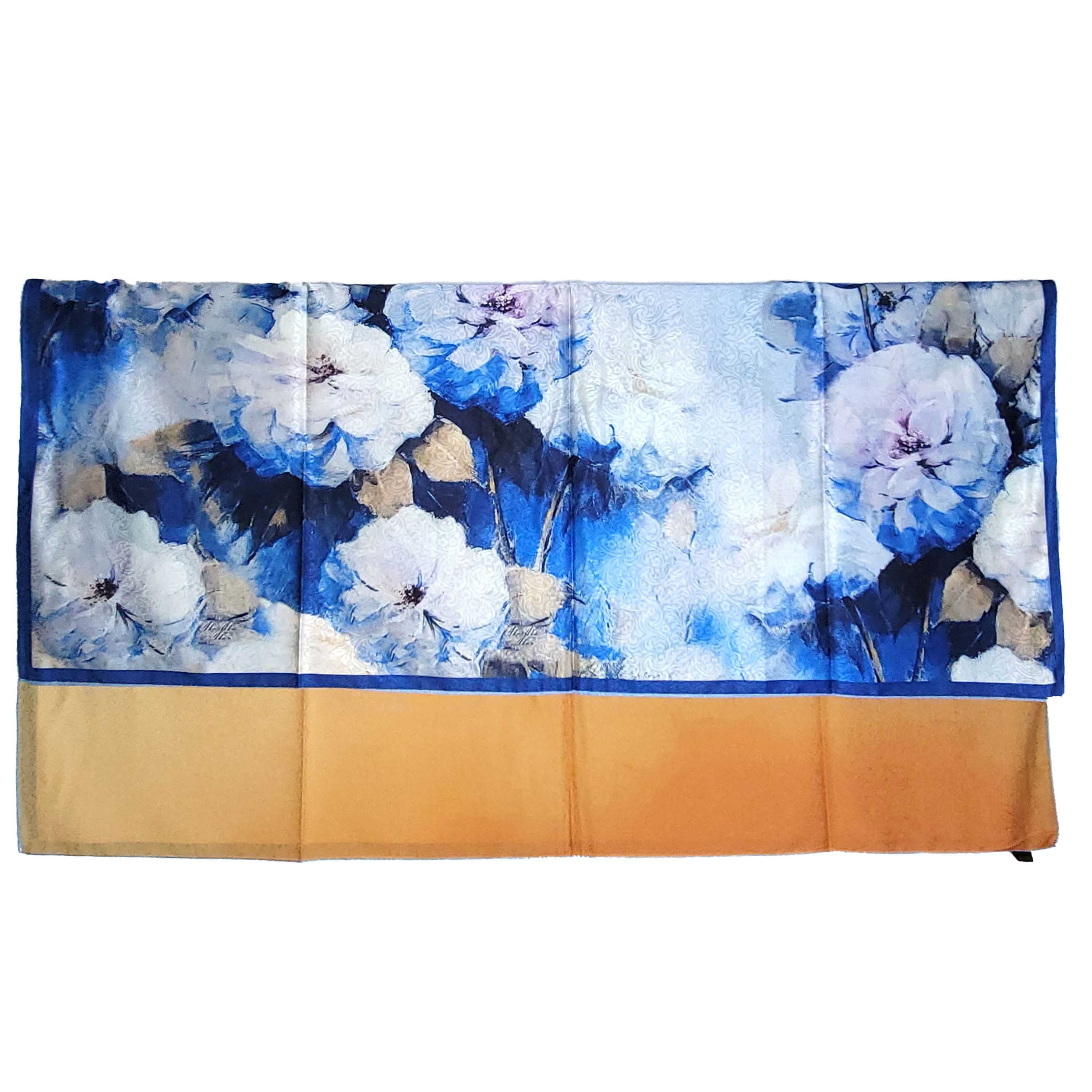 Other NWT Double Sided Silk Scarf 52"x52" Large Square Wrap 3230 Size ONE SIZE - 6 Thumbnail