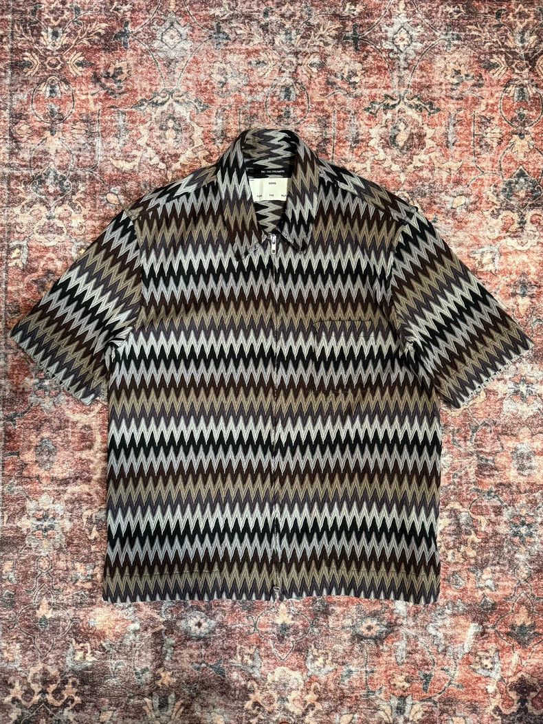 Song For The Mute Song For The Mute woven wave pattern short-sleeve shirt Size US S / EU 44-46 / 1 - 1 Thumbnail