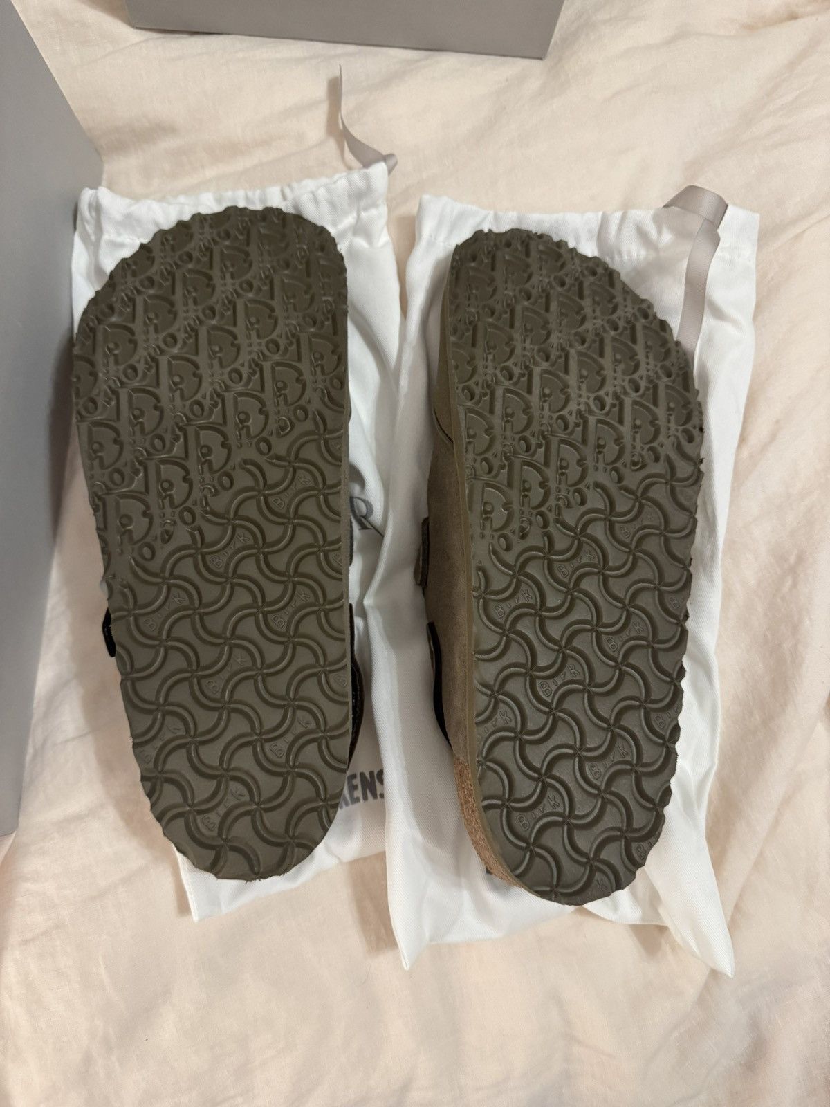 Birkenstock × Dior Dior x Birkenstock Tokio Mule 2023 Khaki Size US 12 / EU 45 - 3 Thumbnail