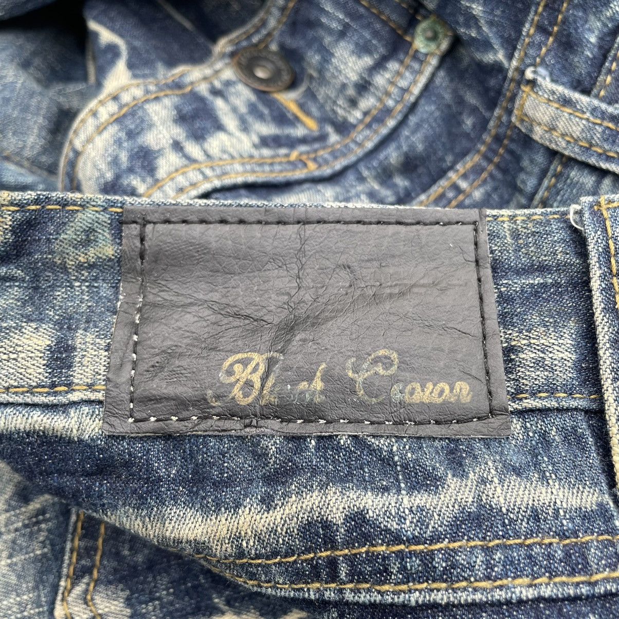 If Six Was Nine × Japanese Brand × Le Grande Bleu (L.G.B.) 🇯🇵 BLACK CROBON WASHED RUSTY FLARE DENIM PANTS Size US 34 / EU 50 - 14 Thumbnail