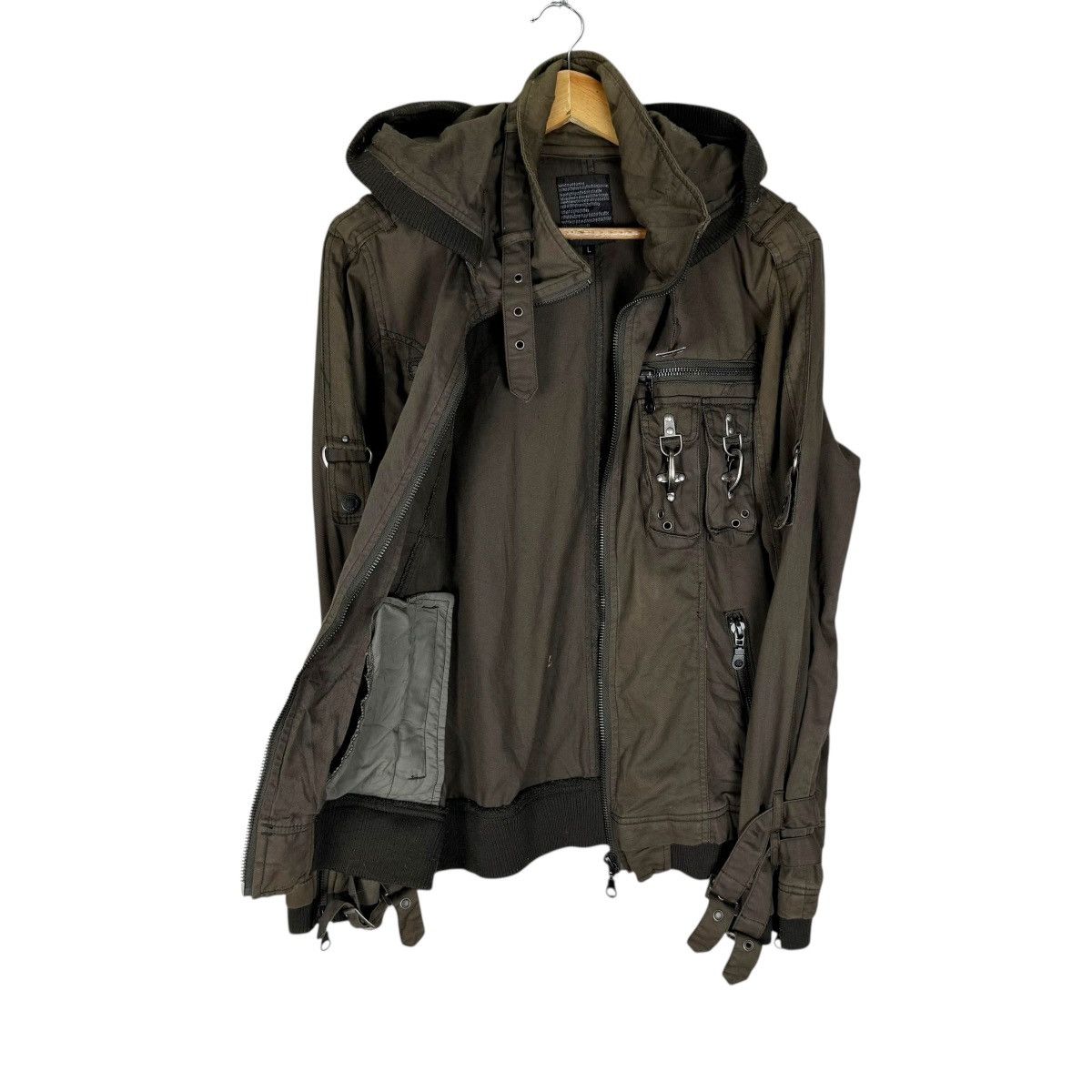 If Six Was Nine 🌟IN THE ATTIC HOODIE BONDAGE JACKET Size L / US 10 / IT 46 - 7 Thumbnail