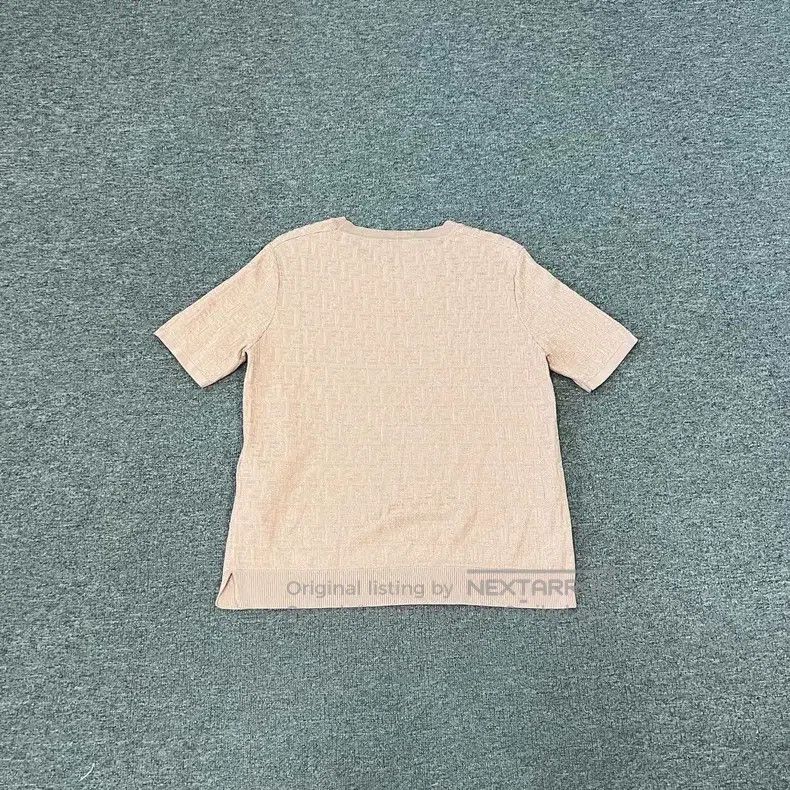 Fendi Fendi Double F Logo Embossed Knit Short Sleeve Size US M / EU 48-50 / 2 - 2 Thumbnail