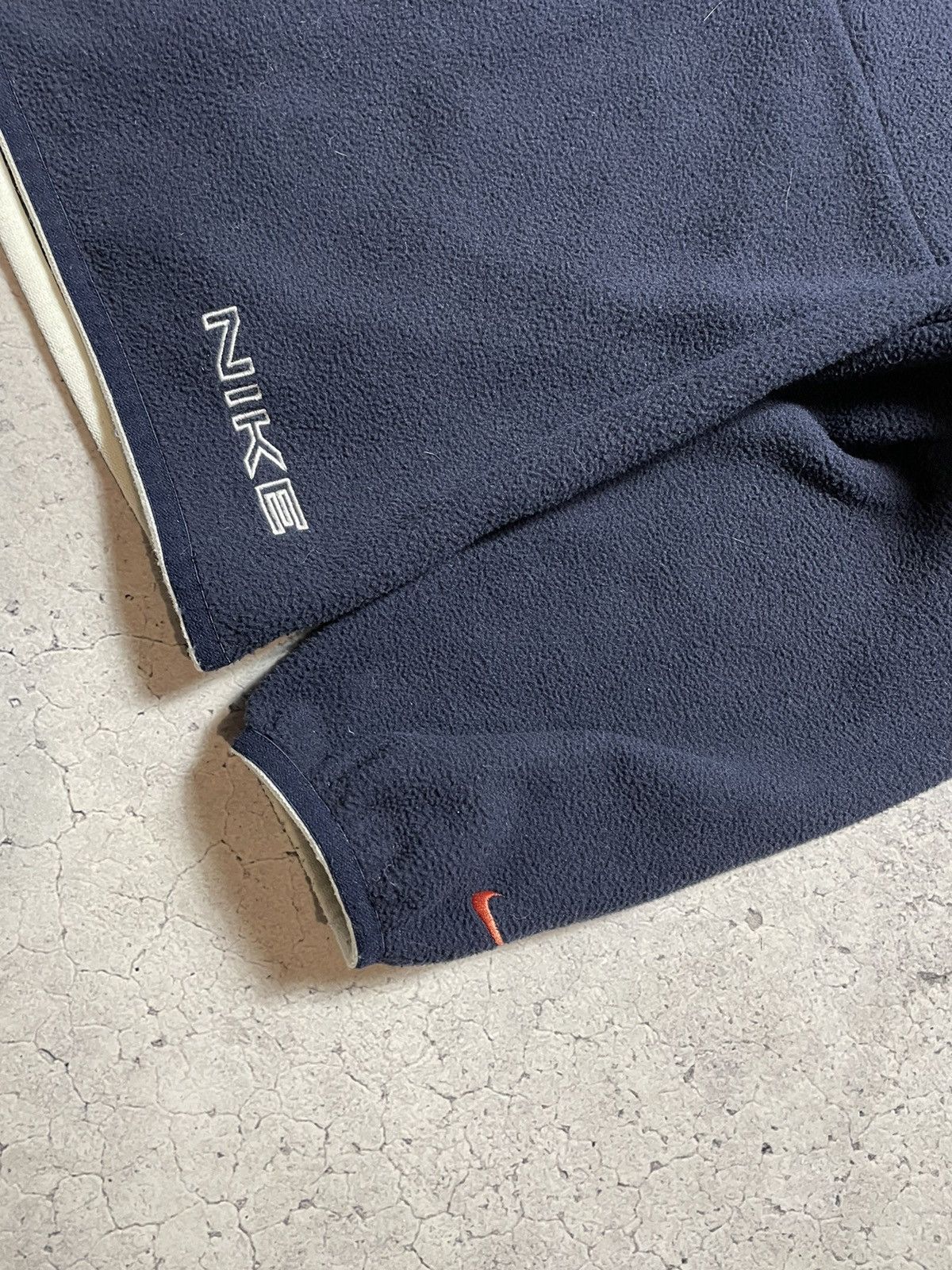 Nike Vintage 90s Fleece Teddy Sweatshirt Nike Swoosh Drill Y2K Size US S / EU 44-46 / 1 - 4 Thumbnail
