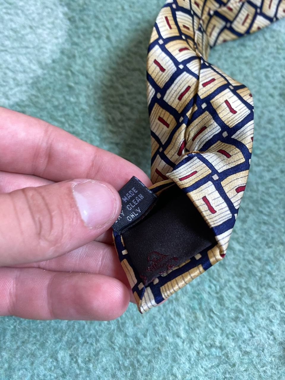 Versace Tie Vintage Versace One size luxury Y2K Size ONE SIZE - 4 Thumbnail